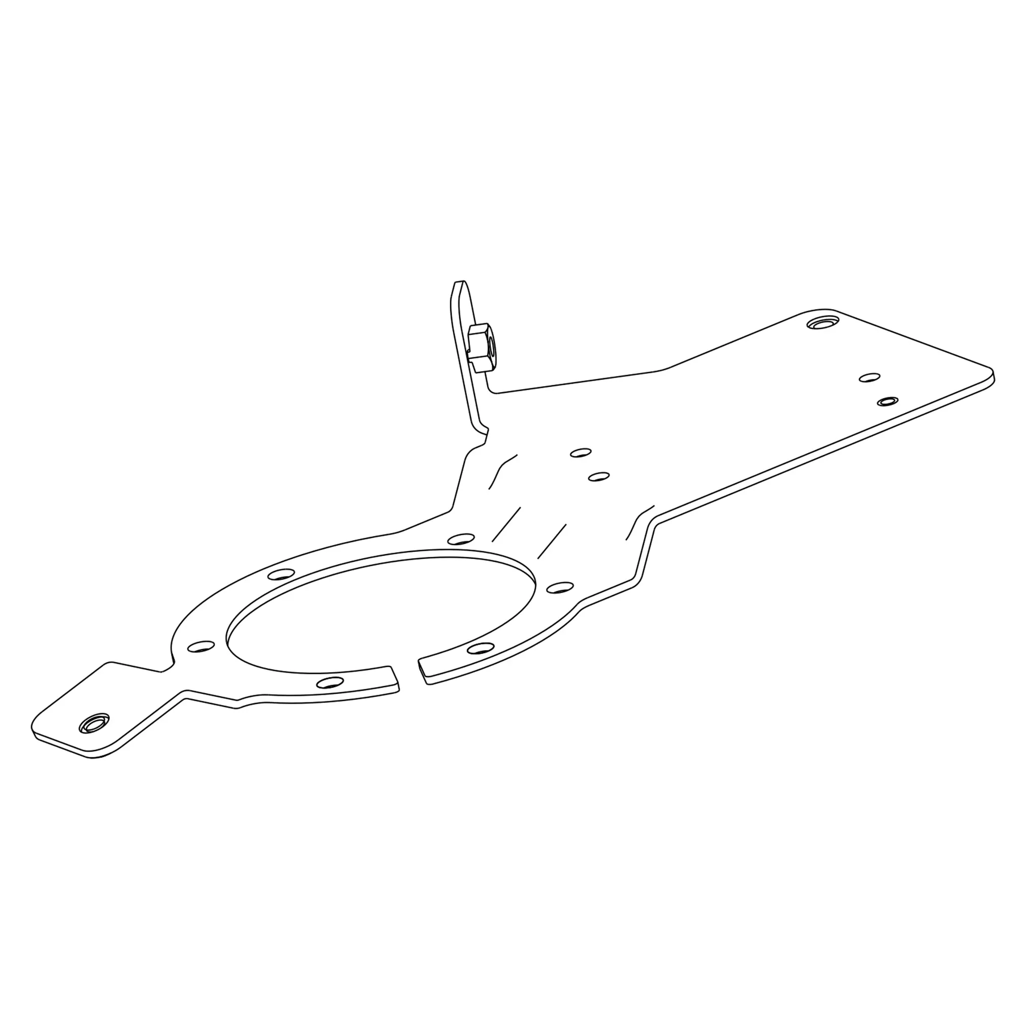 John Deere DEF Line Retention Bracket - AT475816