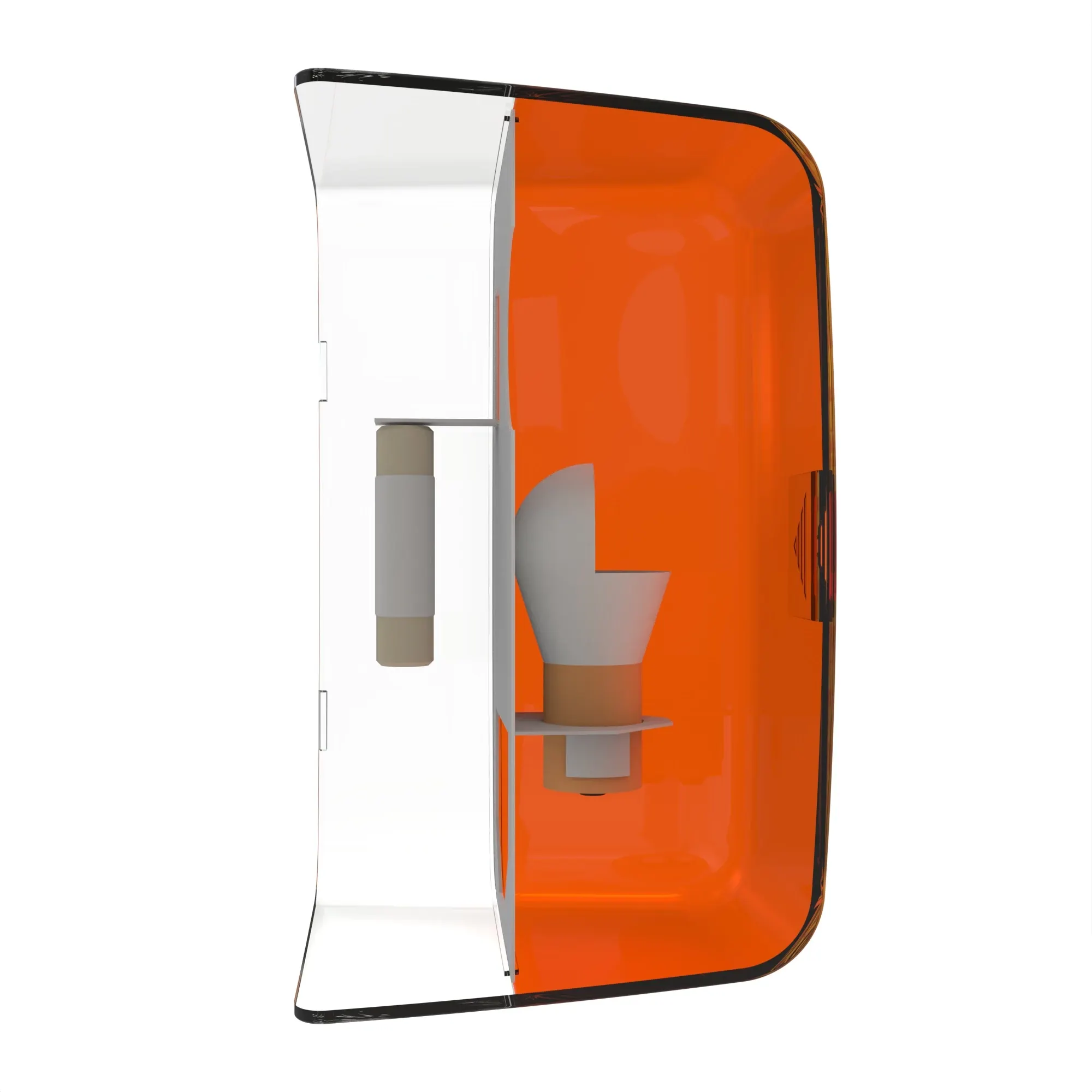 ASSEMBLY, FRONT LIGHT AND MIRROR