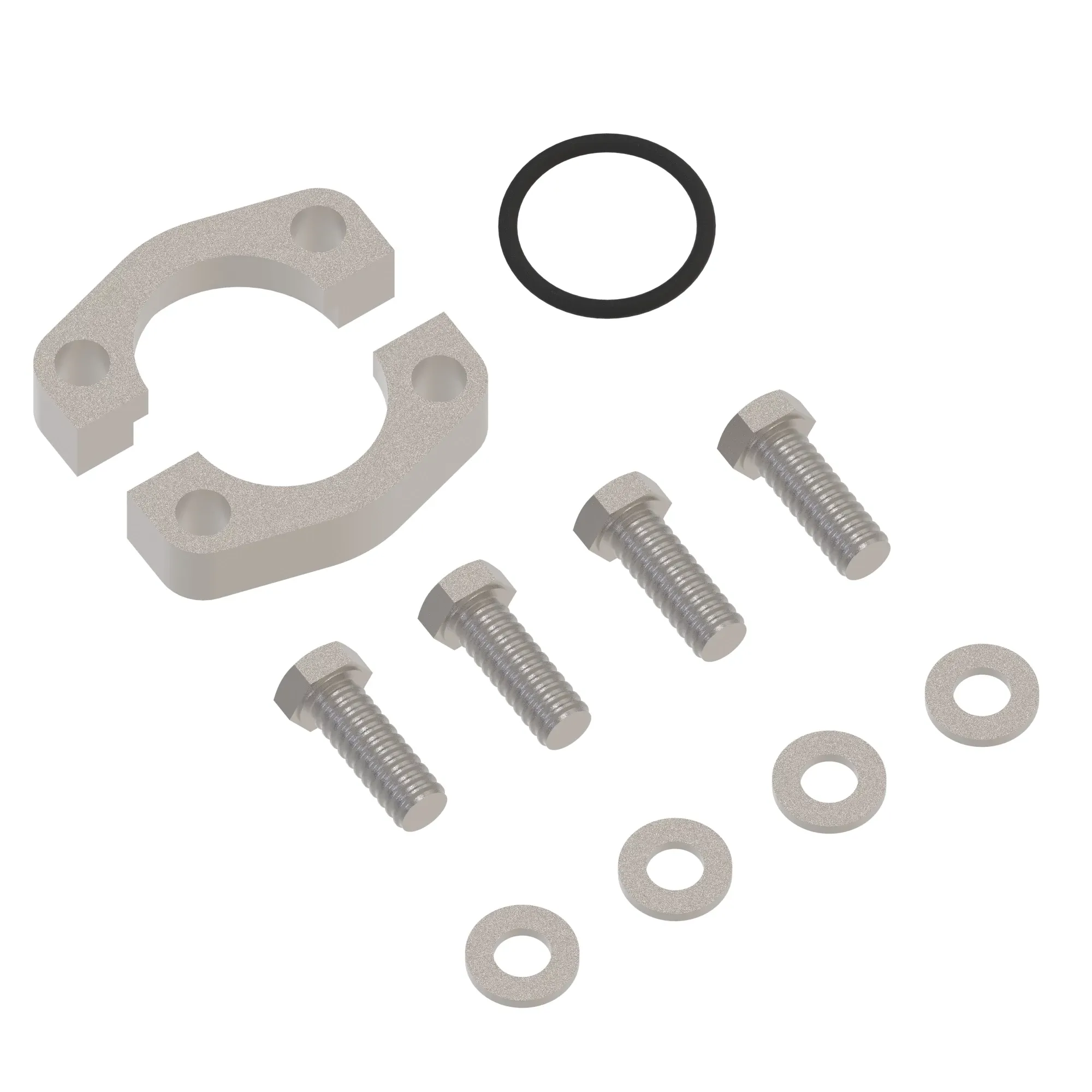 Fitting Flange, 4 Bolt Kit ISO 6162