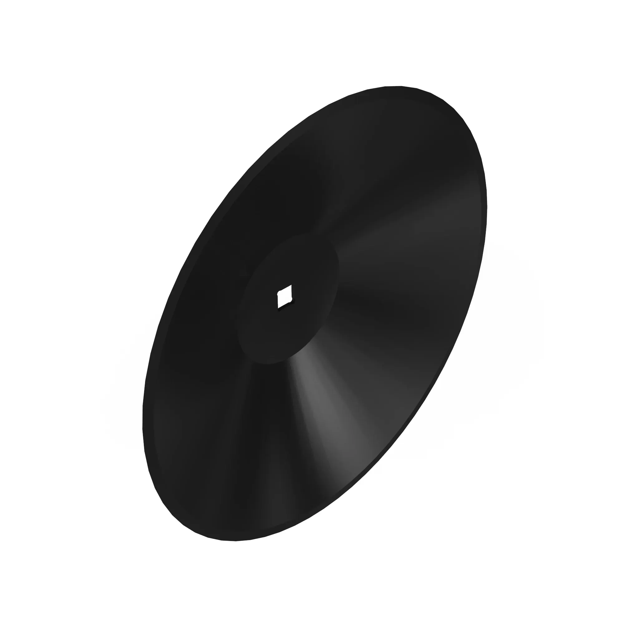 26" DIA 25 DEG CONE SOLID BLADE