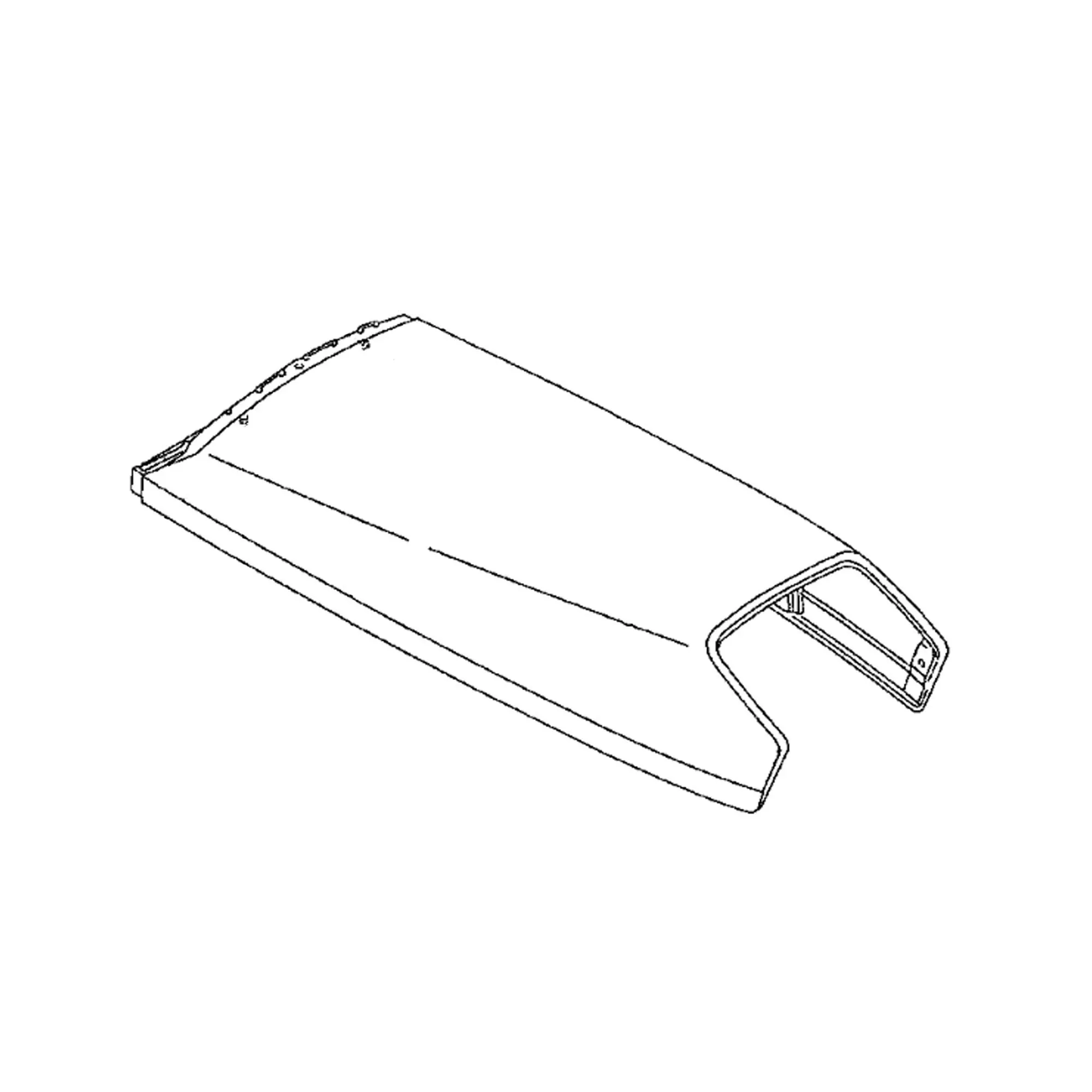 John Deere Upper Hood - AM877681