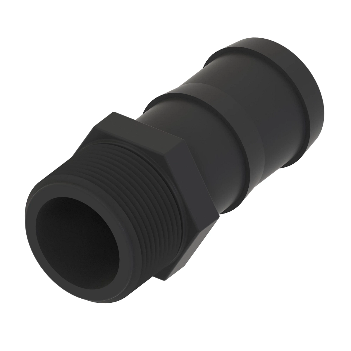 Fitting, 1-1/4"MPT X 1-1/2" Hb