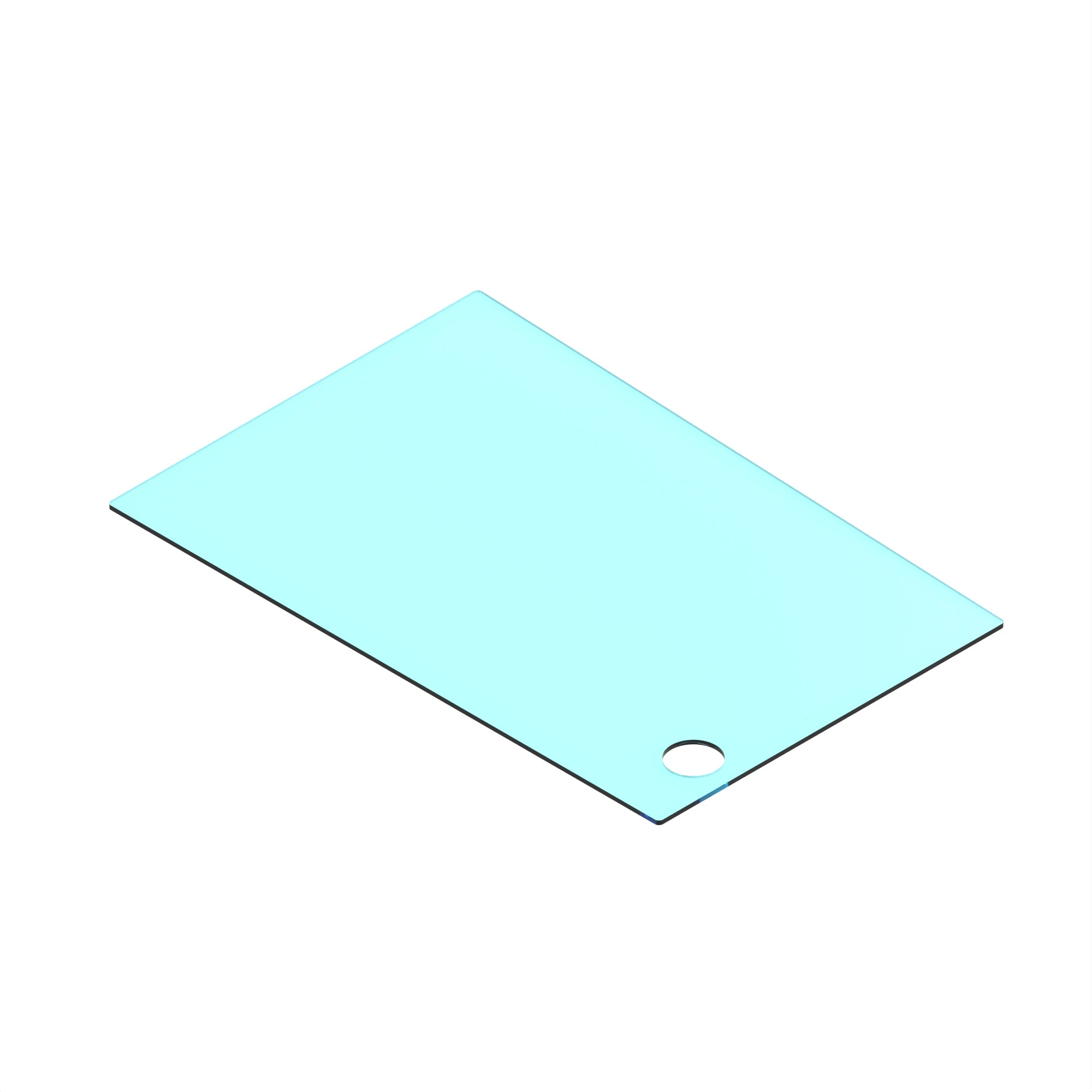 John Deere Right Side Windowpane - T405355