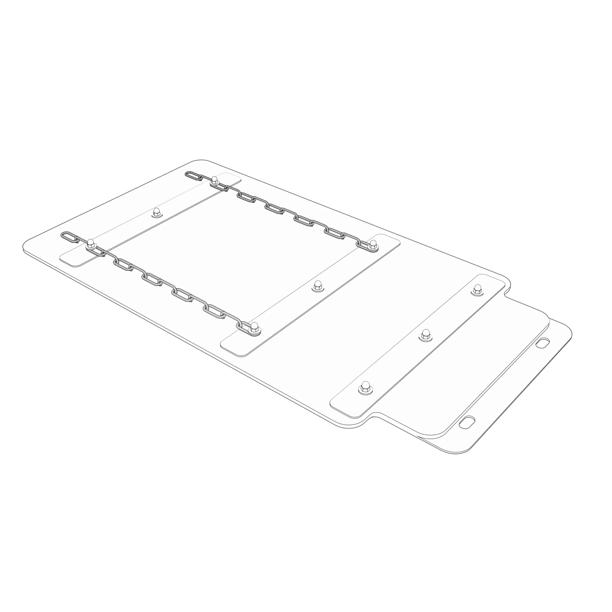 Splash Guards, Front, Narrow Fender