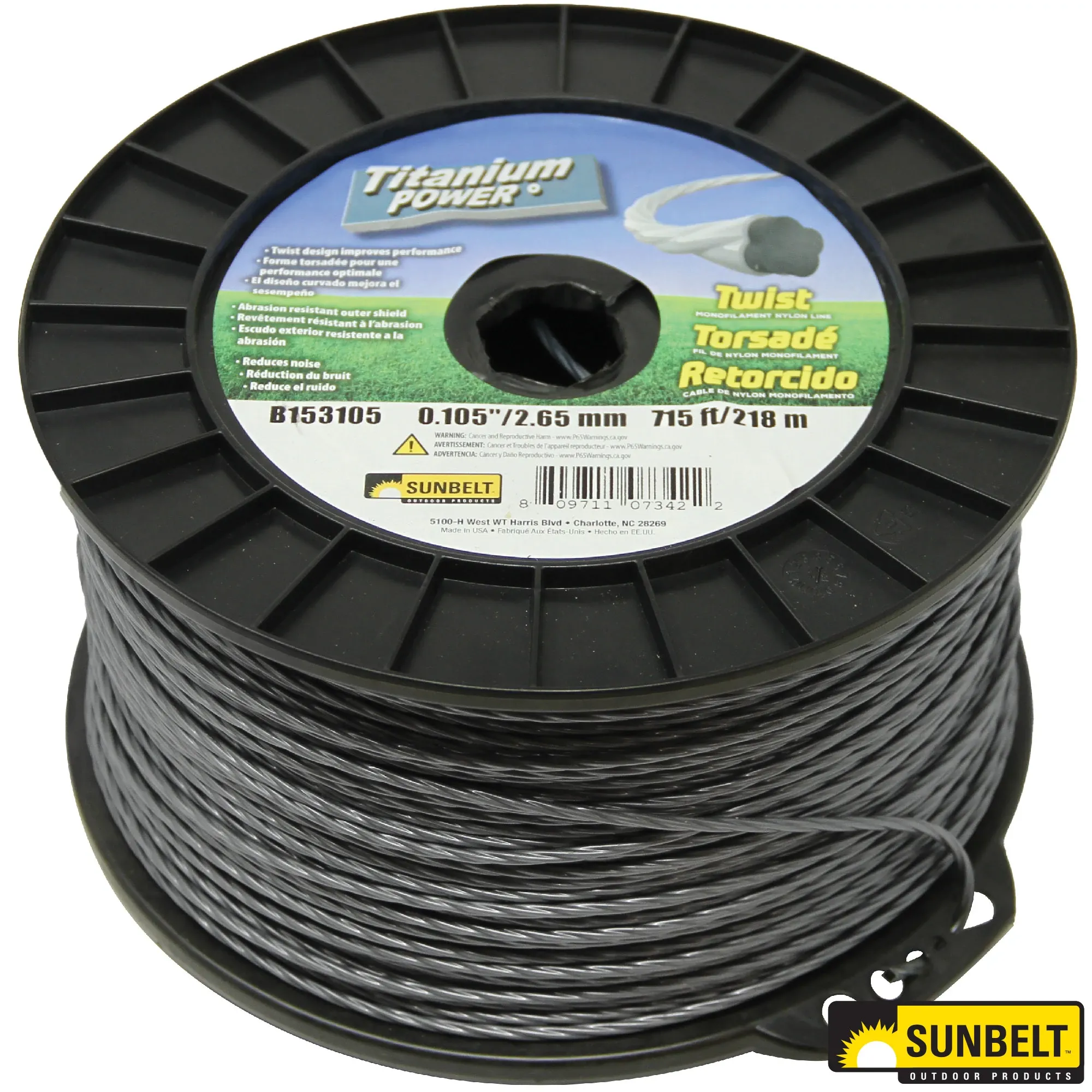 John Deere Twist Titanium Power Trimmer Cutting Line - B153105