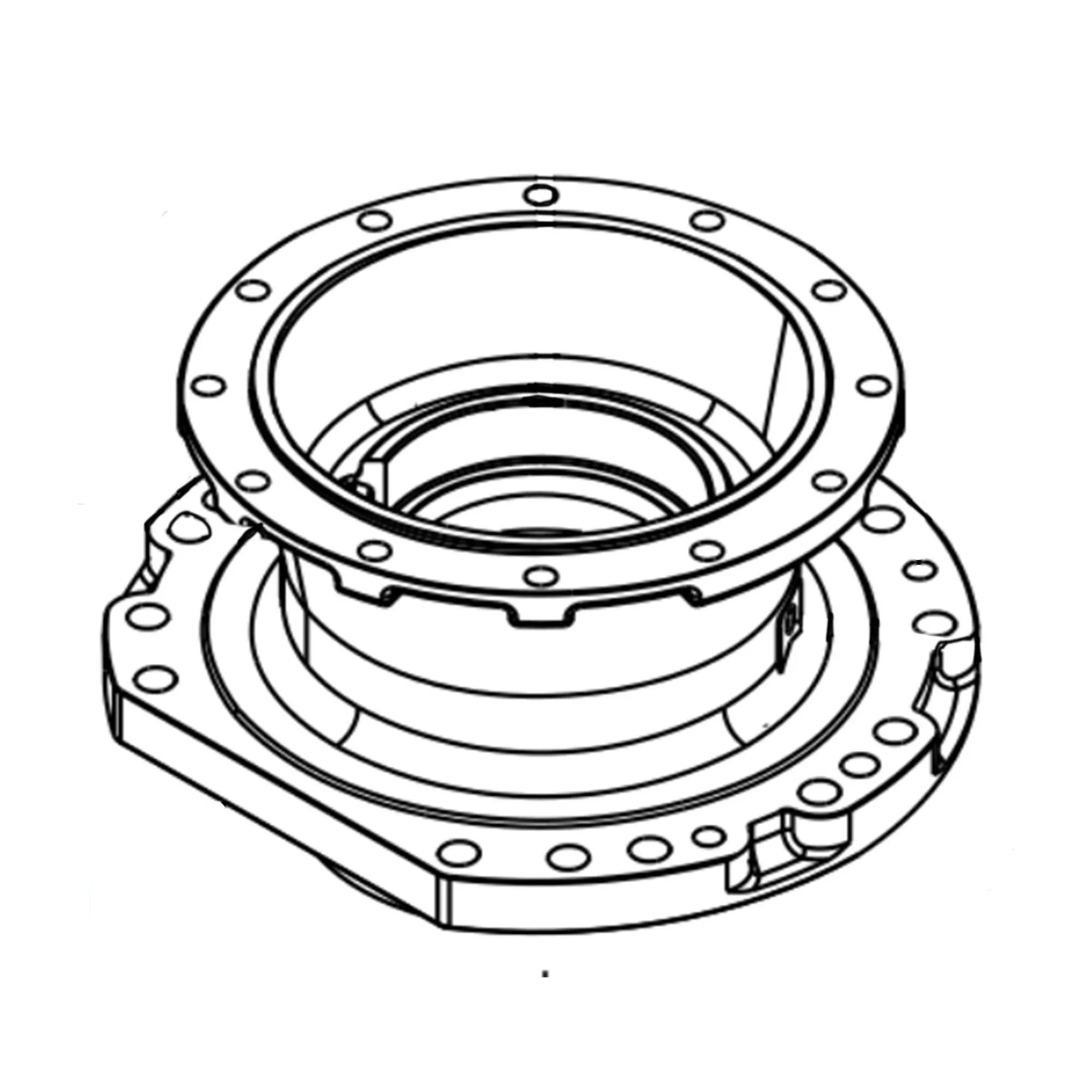 John Deere Swing Motor Gear Case Housing - 1034400