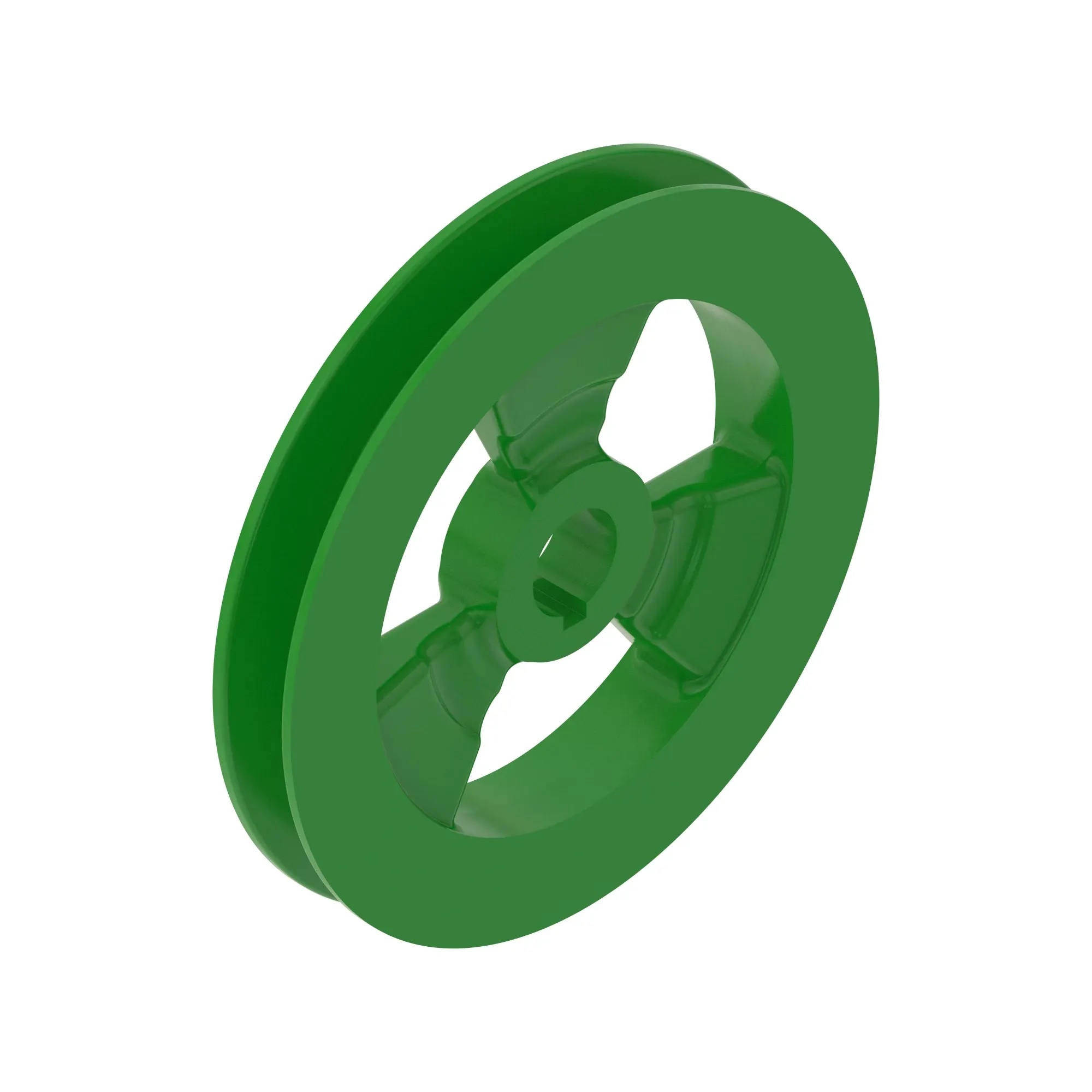 John Deere Right Side Cross Auger Drive Pulley - HXE117418