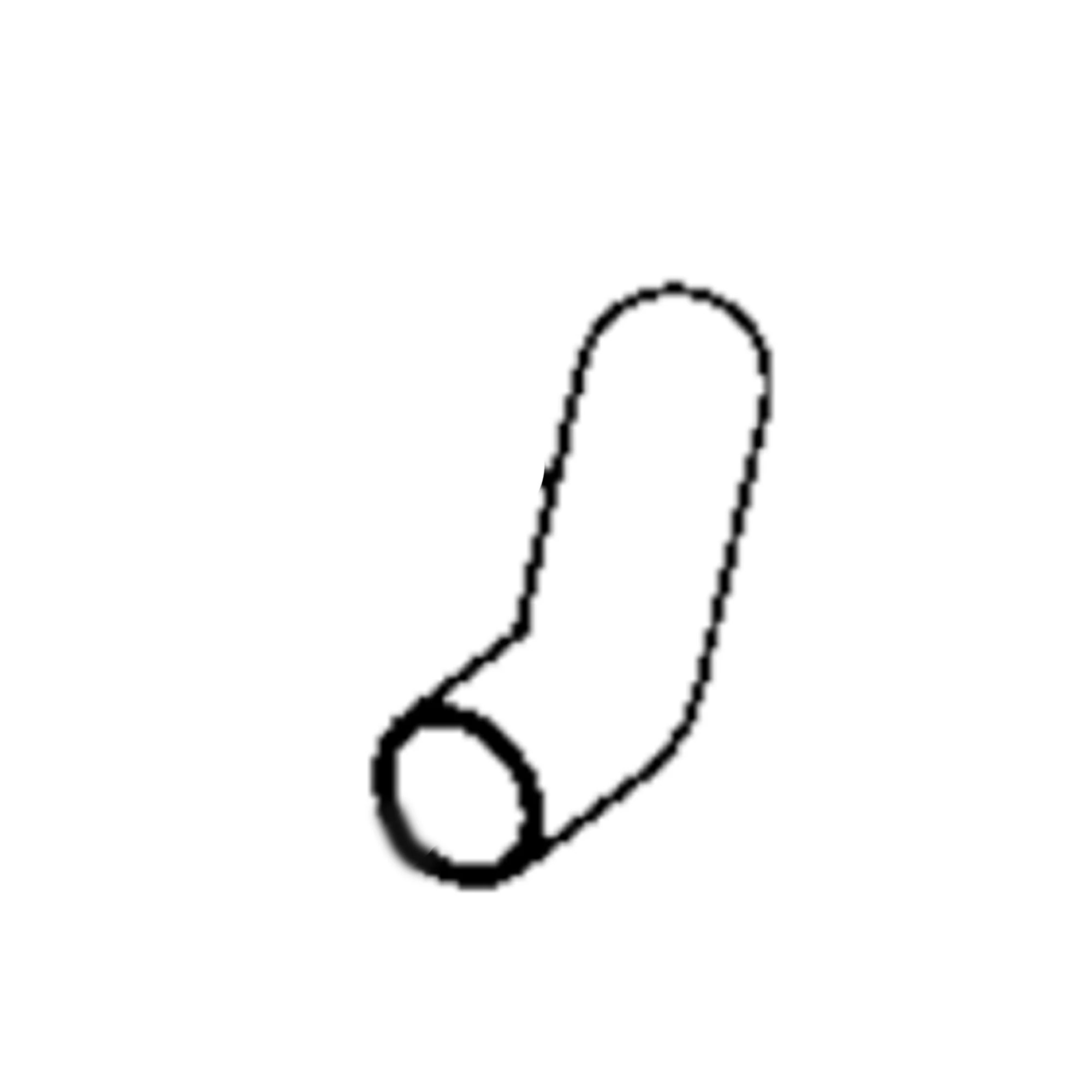 HOSE, LOWER RADIATOR, 350DLC