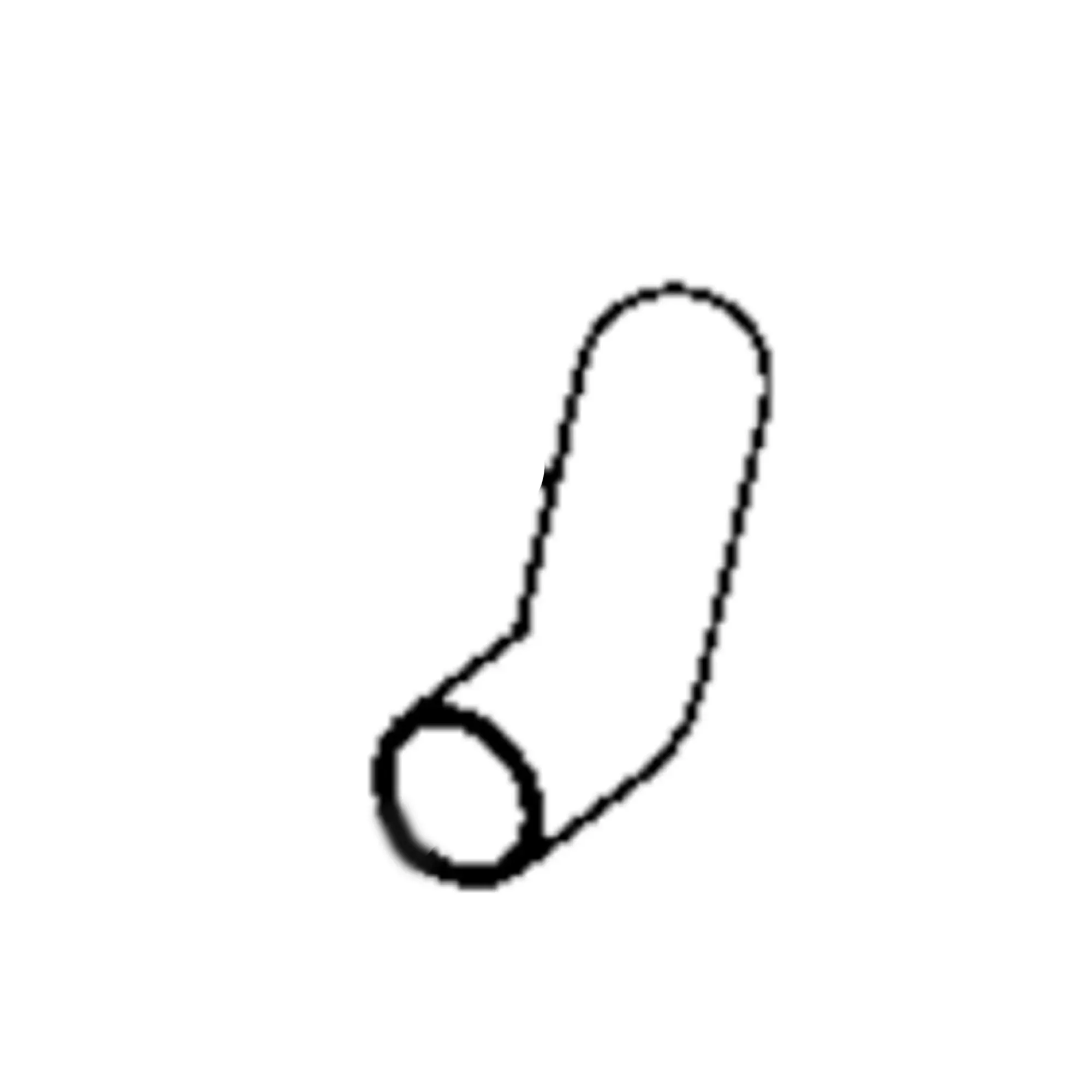 John Deere Lower Radiator Hose - T215113