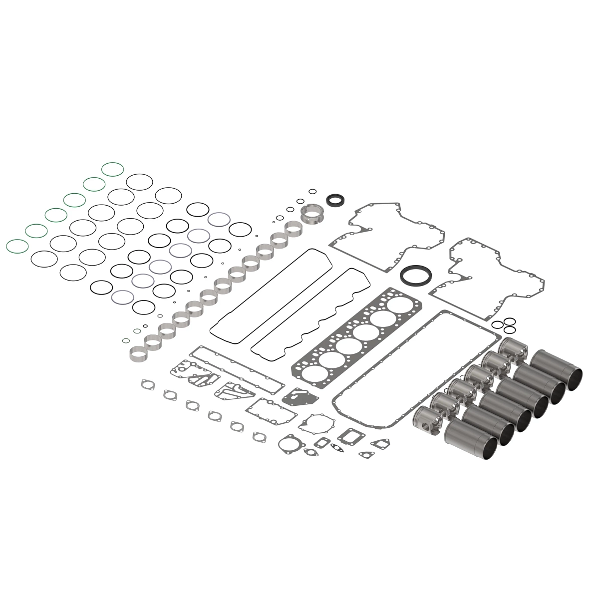 Engine Overhaul Kit, Std Duty 6068