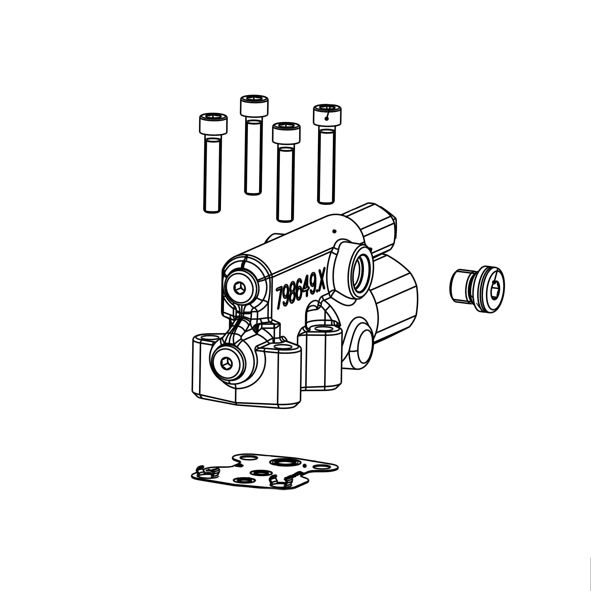 John Deere Hydraulic Pump/Valve Controller - RE576761