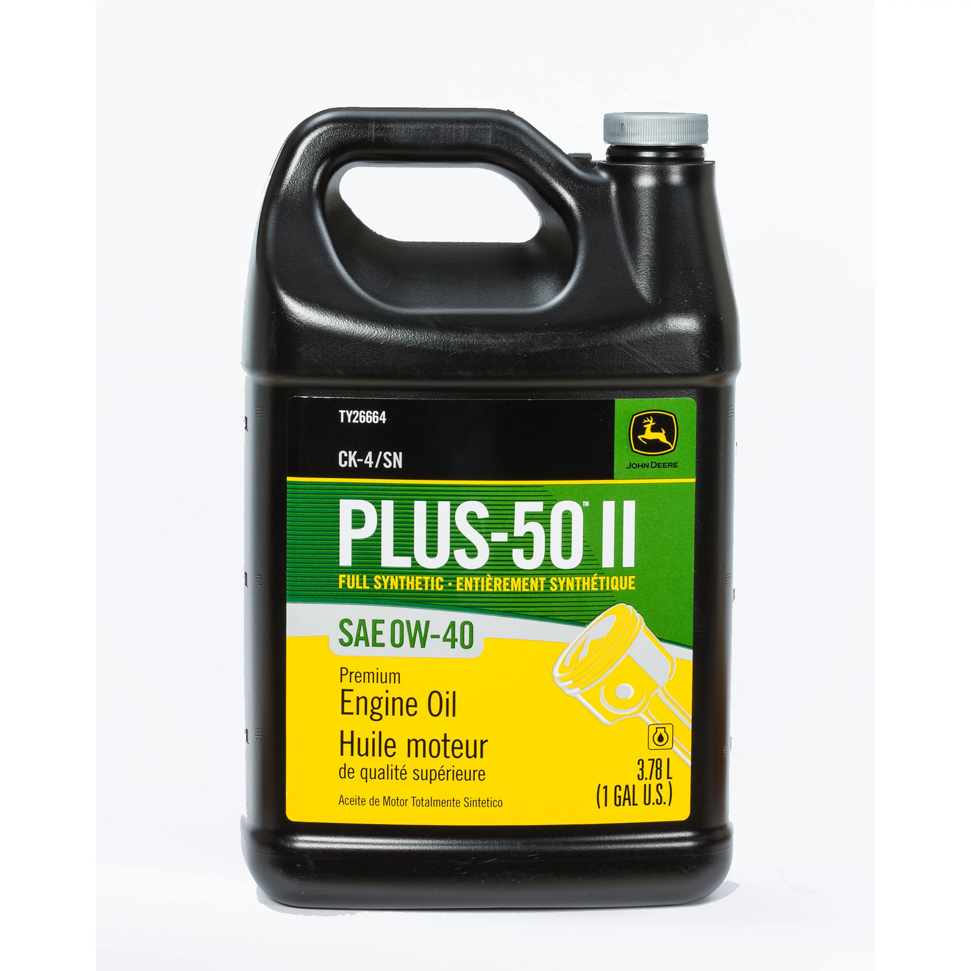 PLUS-50 II, PREMIUM ENGINE OIL, FULL SYNTHETIC, SAE 0W-40, 1 GALLON,