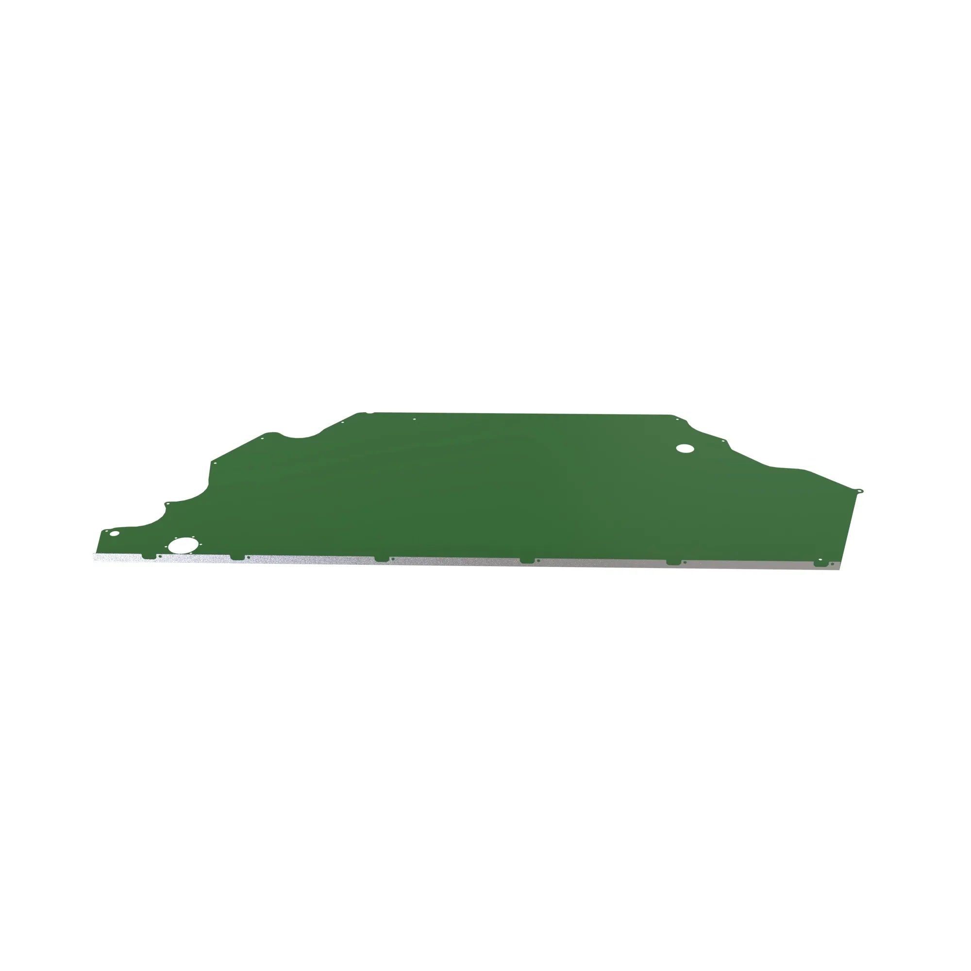 John Deere Left Hand Front Stainless Panel Sheet - KK81156
