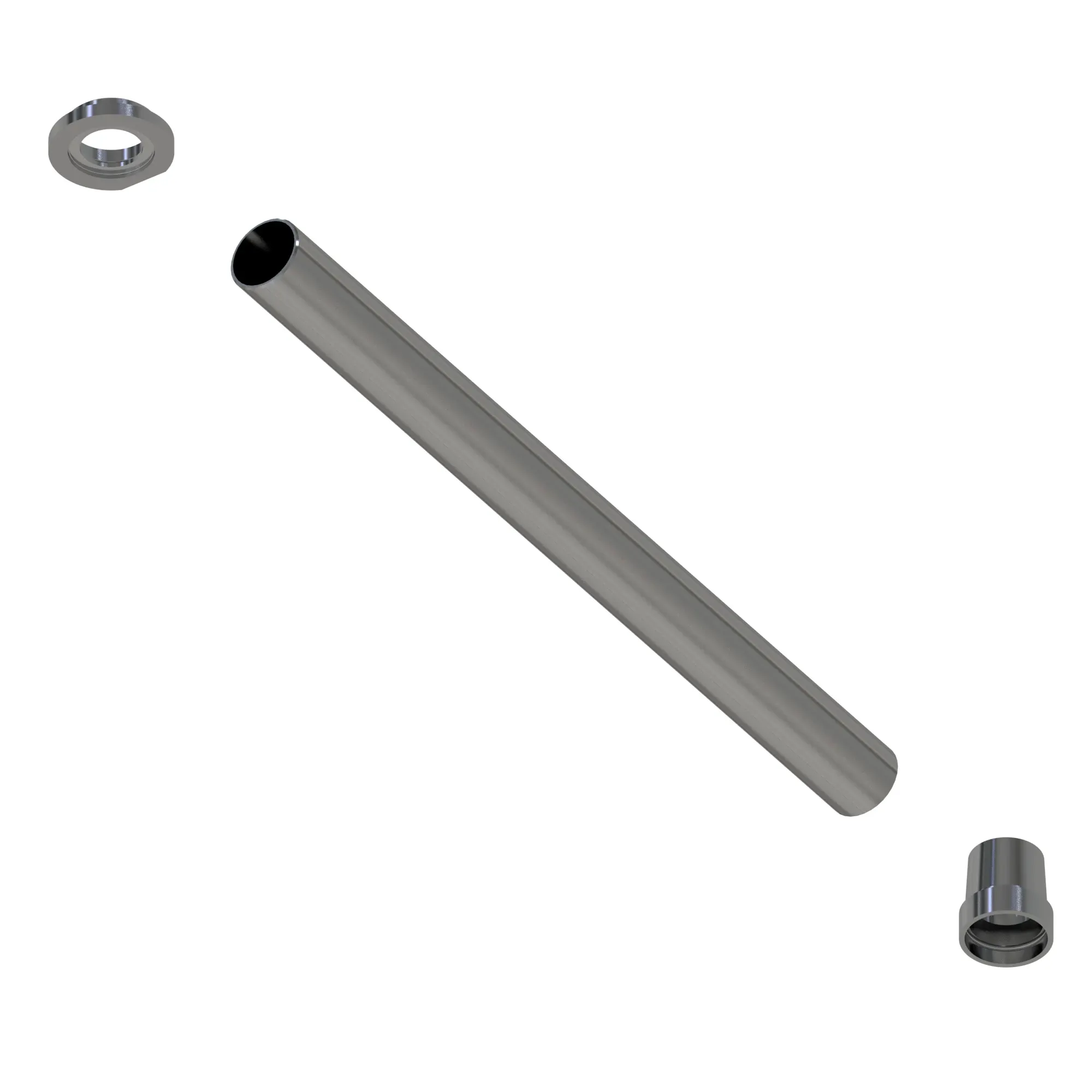 SPRAY LINE, 20"  HOLE SS SHORT