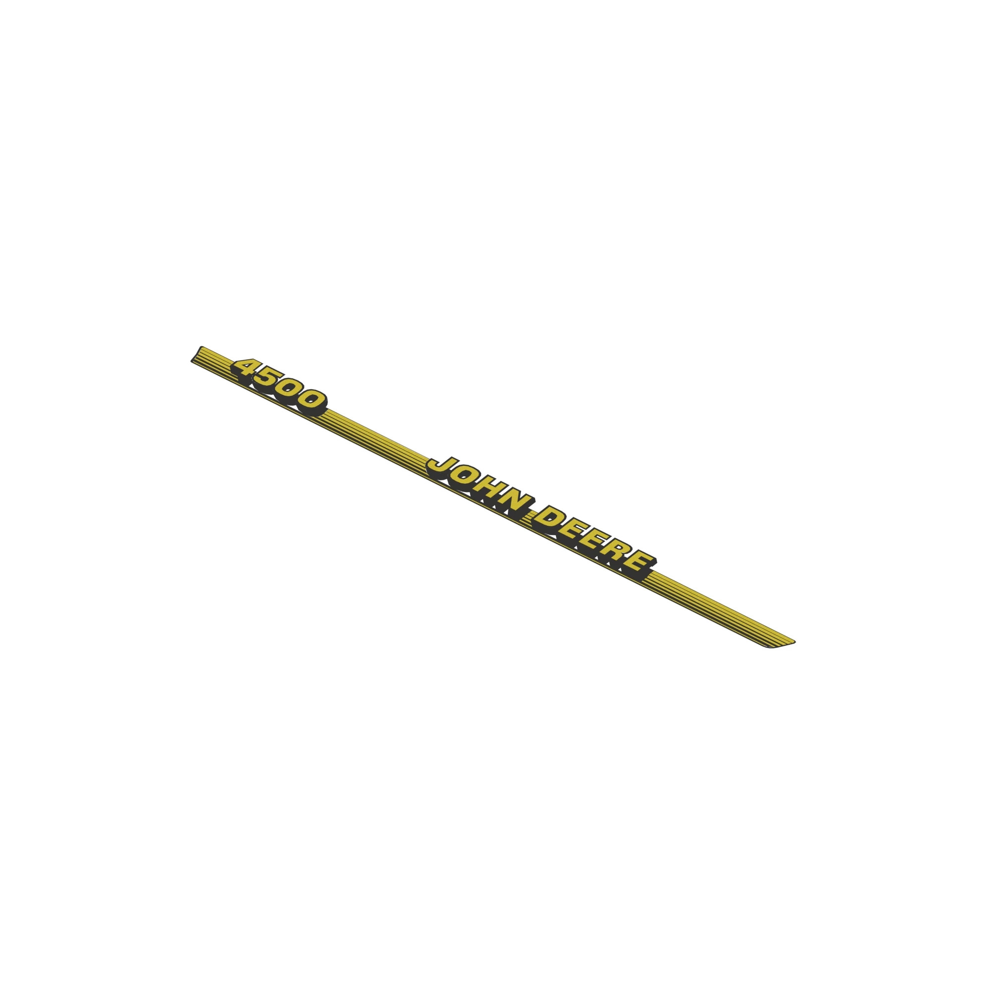 John Deere 4500 Model Label, Hood Left Side - M135383