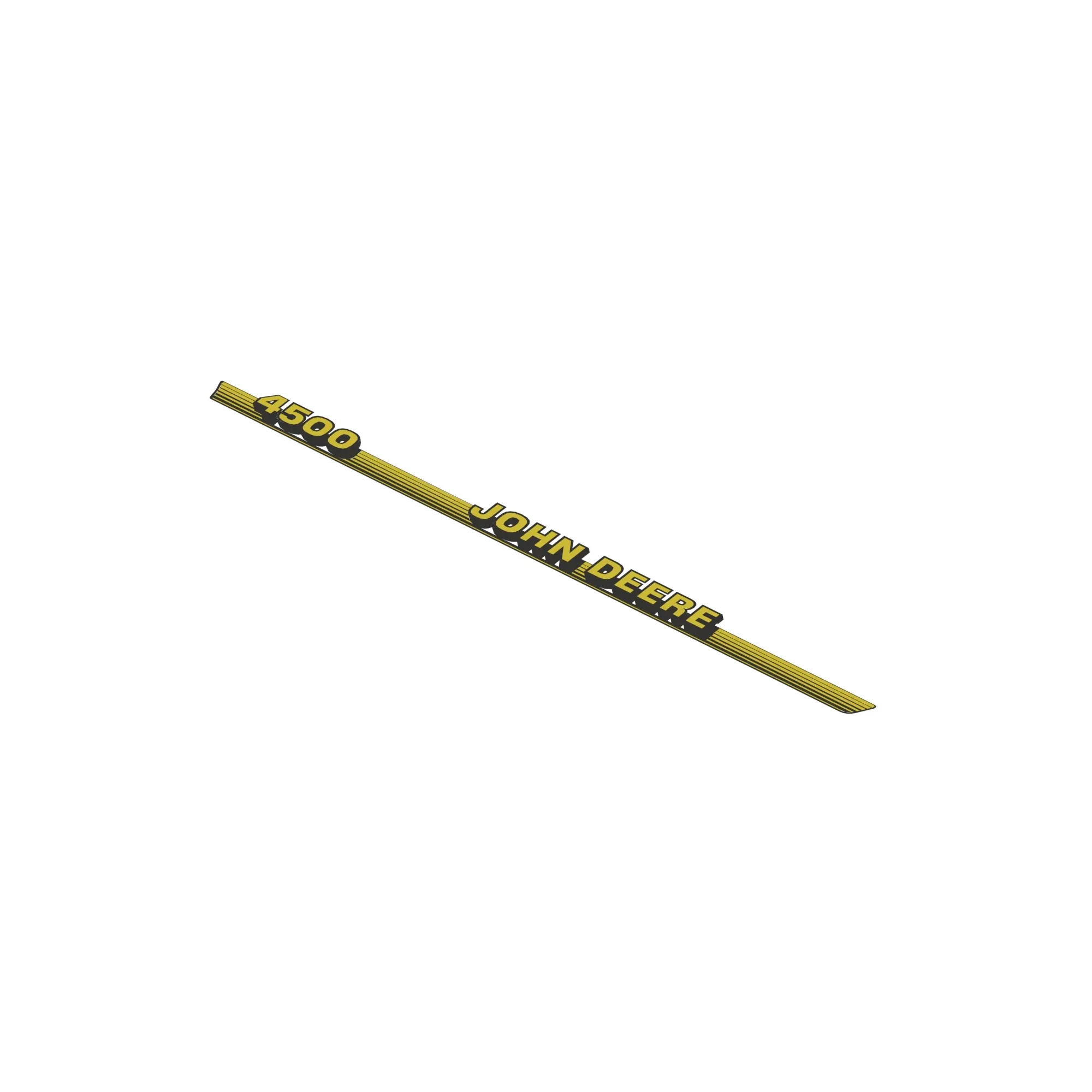 John Deere 4500 Model Label, Hood Left Side - M135383