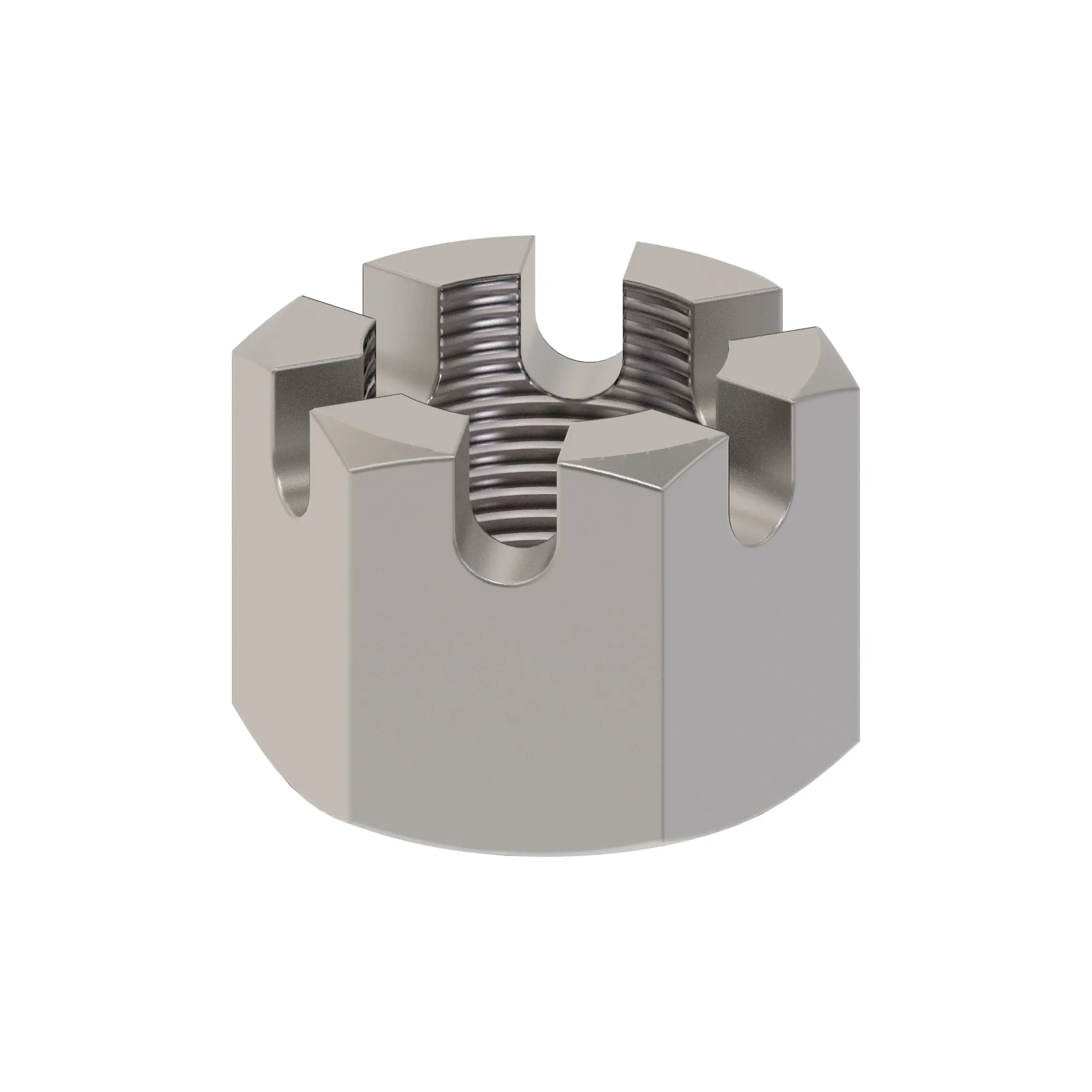 John Deere Hexagonal Slotted Nut, 7/16" - 14H986