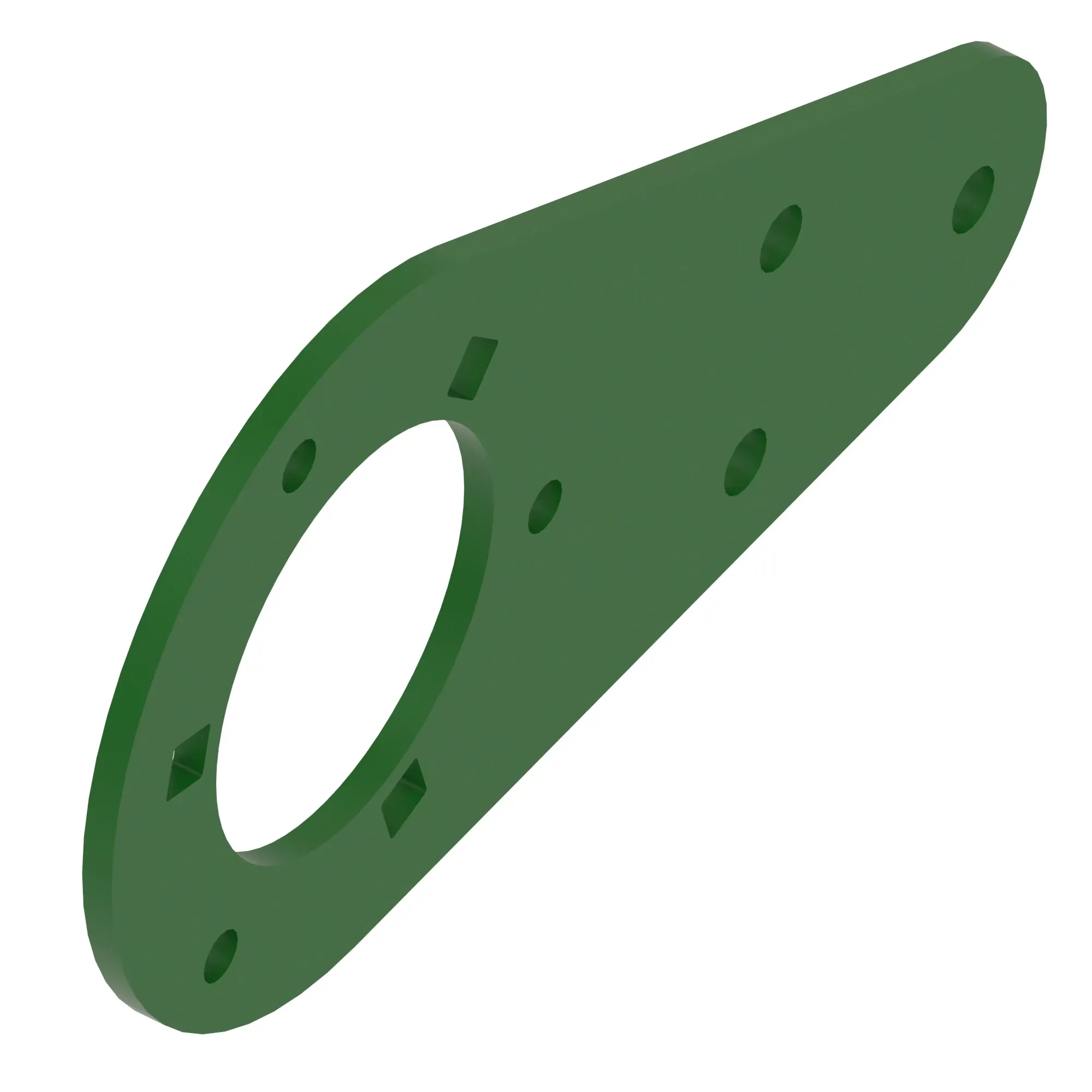 John Deere Inner Bearing Mount Top Auger Plate - HXE126337