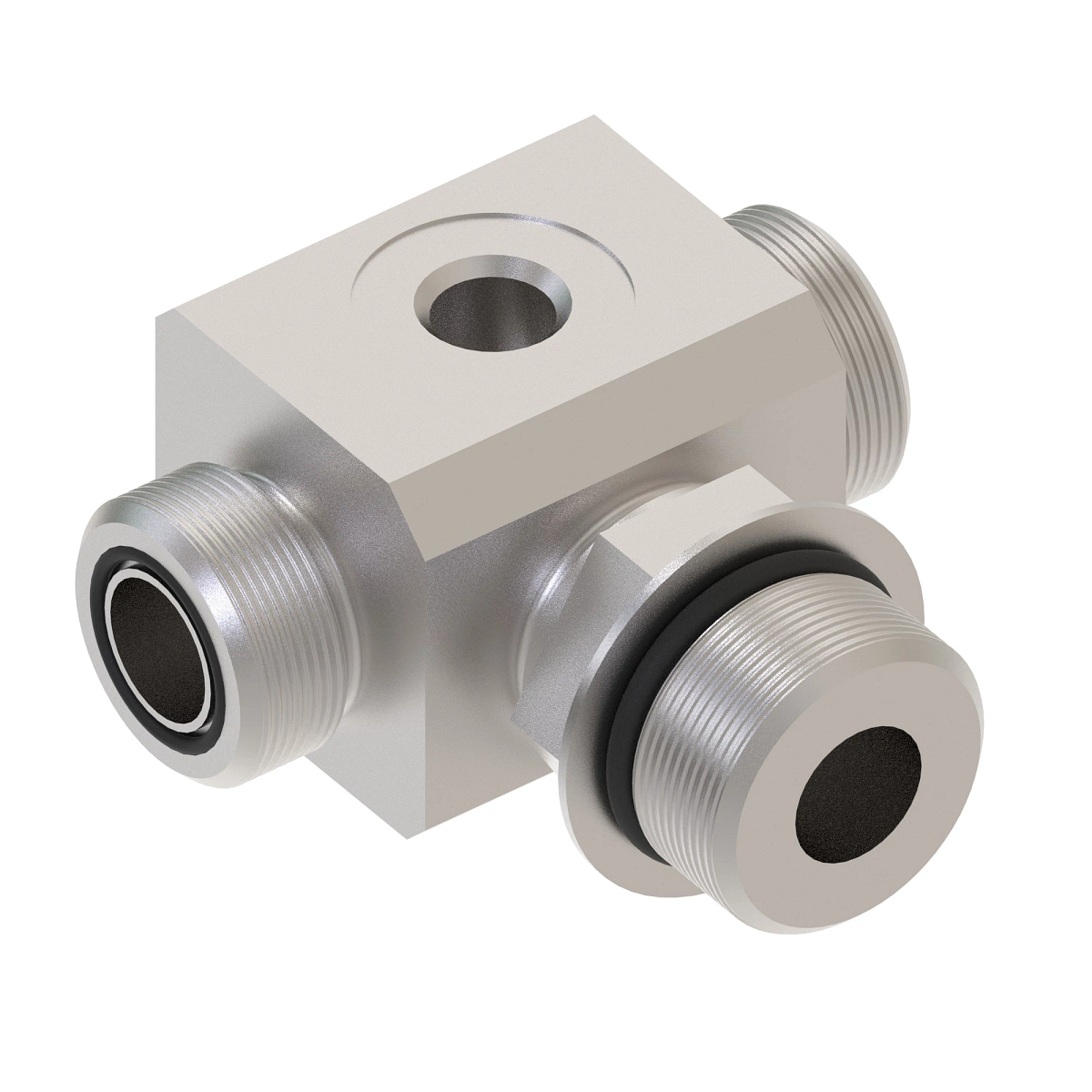 John Deere Adjustable Straight Branch Tee Fitting - AT443196