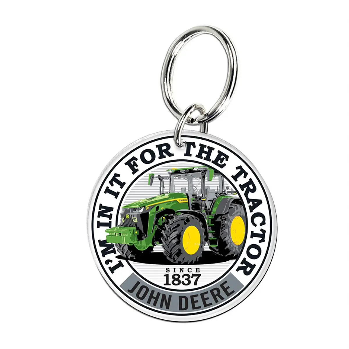 "I'm in it for the Tractor Keychain"