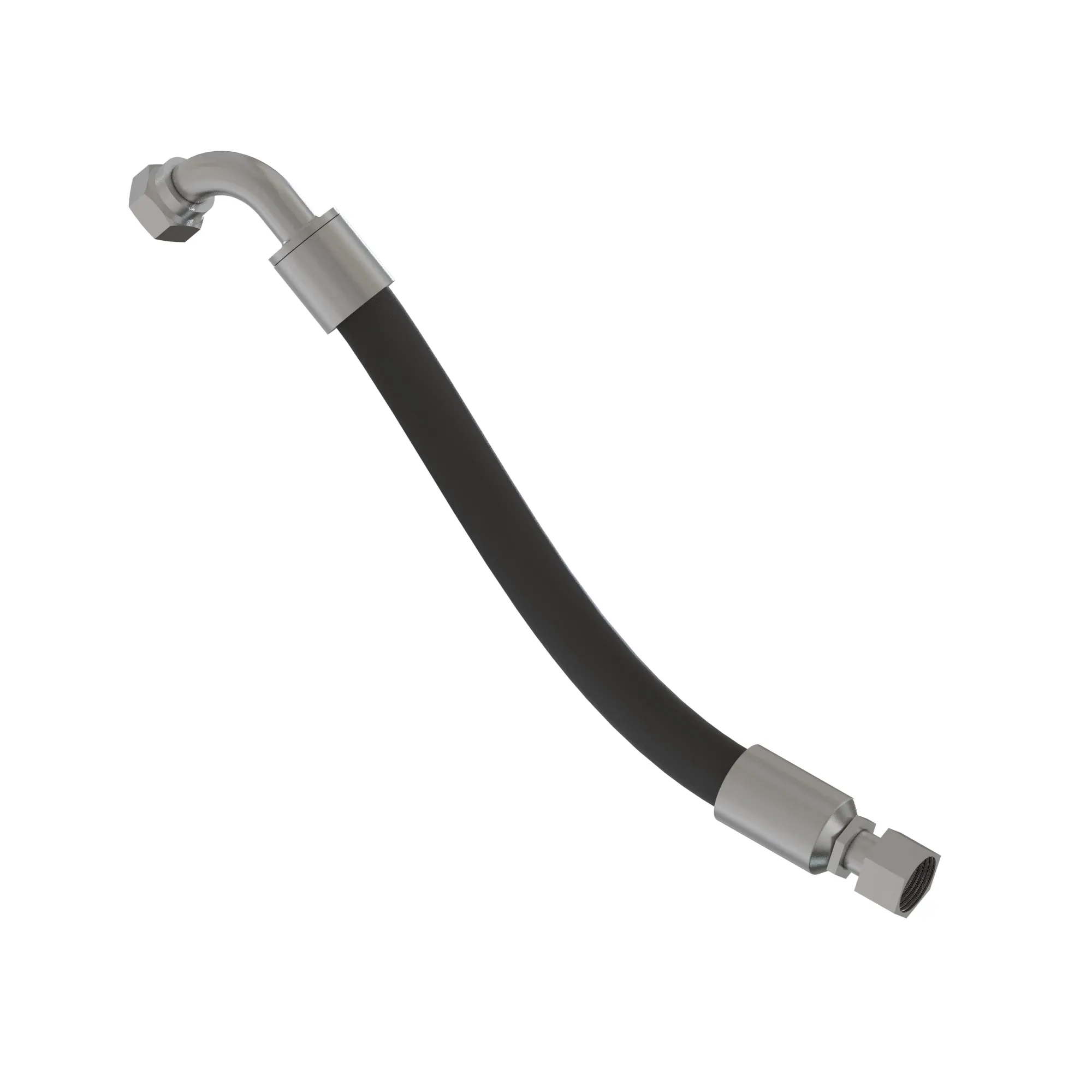 John Deere Rod End Hydraulic Hose  - AT504032
