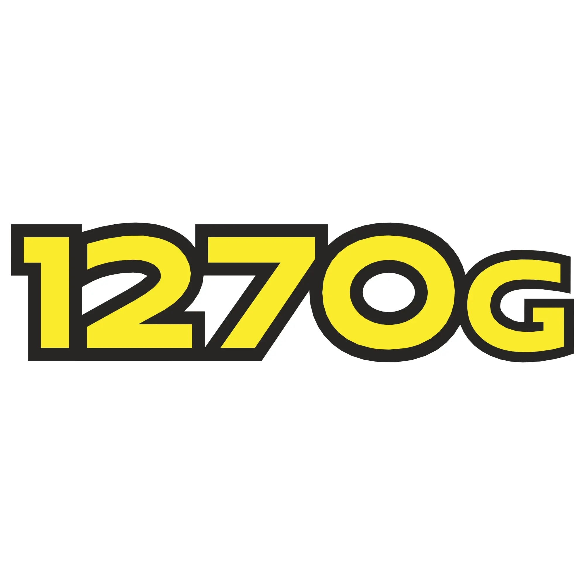 John Deere 1270G Model Number Label - F691817