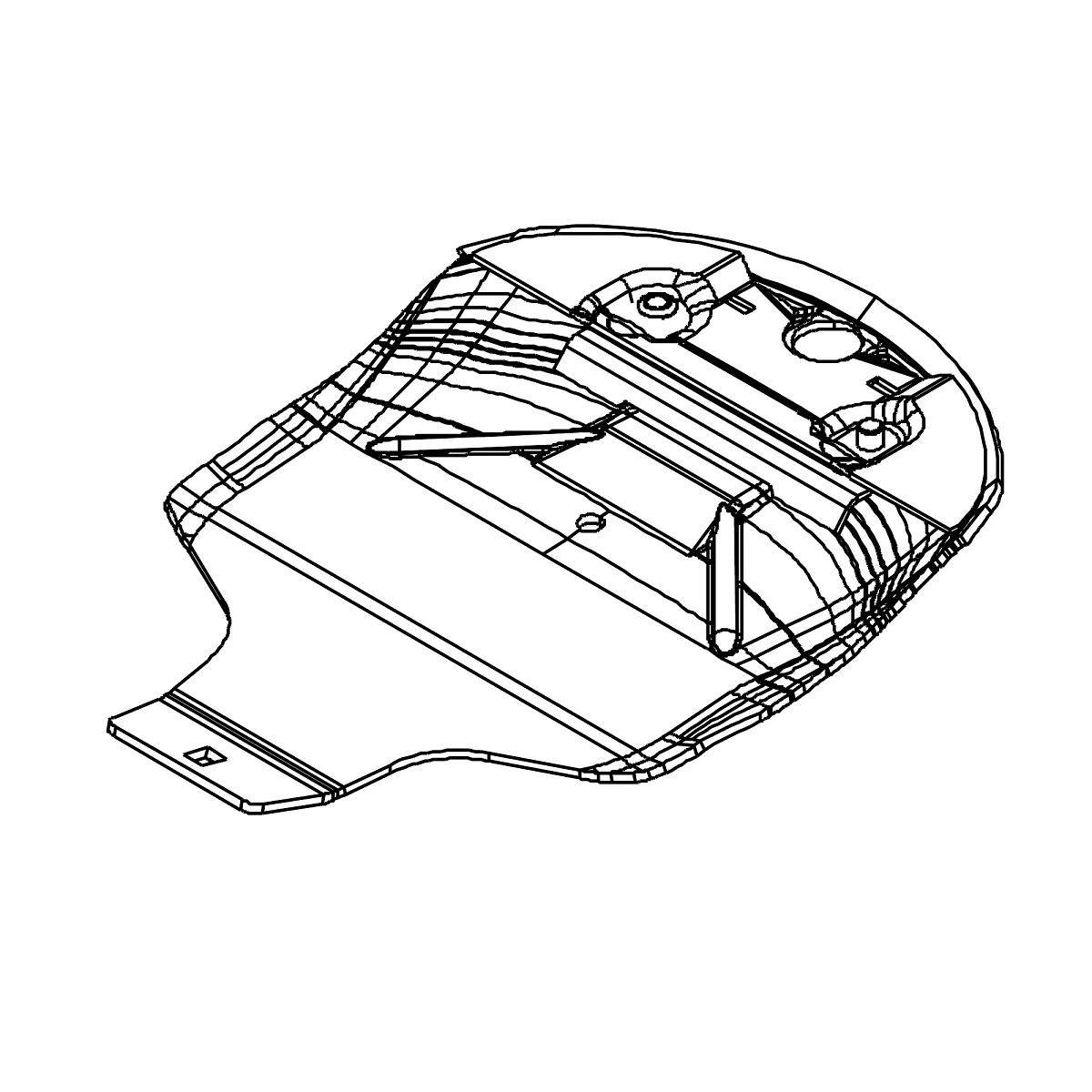 Skid Plate, Skid Welded