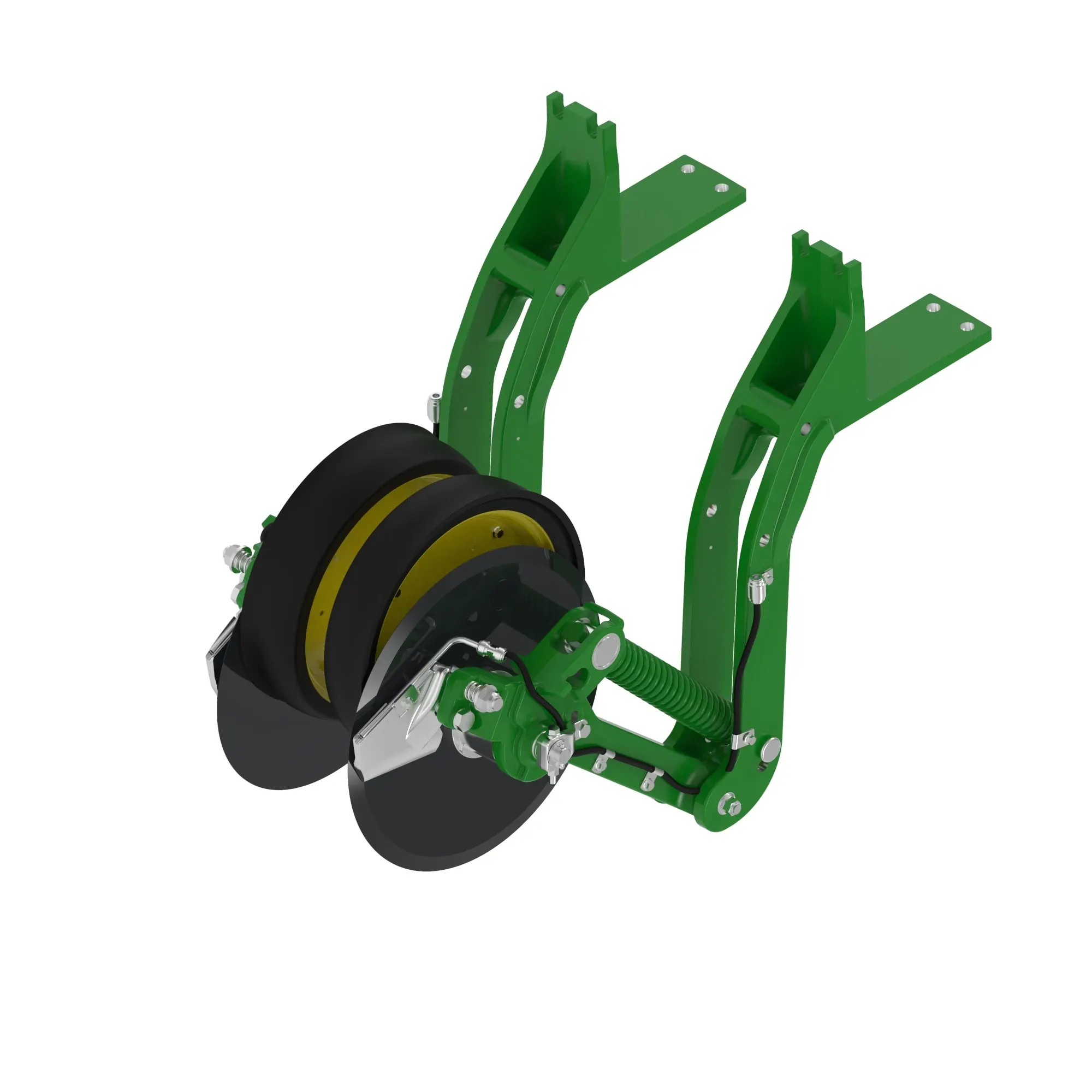 John Deere Opener Assembly W/ Press Wheel Arm and Handle - BA32022