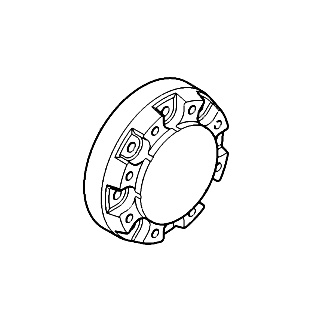 John Deere Rear Hub Extension Kit, Tread Adjustment, 94 mm (3.7 inch) - BL15127