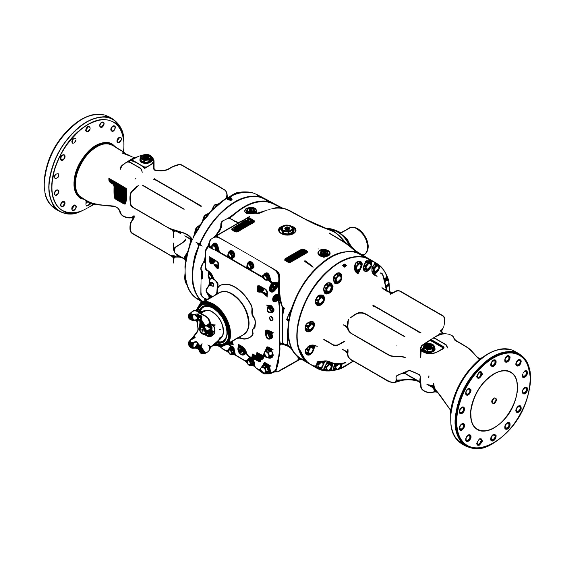 John Deere Reman REMAN Rear Axle Assembly - RM100150