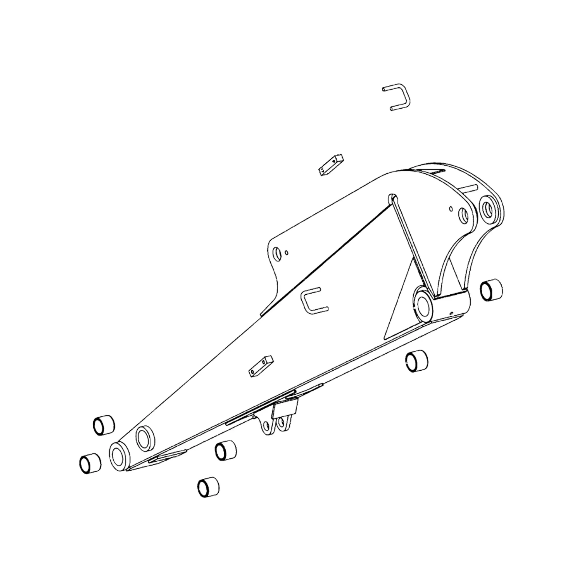 John Deere Long Arm, 1.71 Meter - FYD40006084G