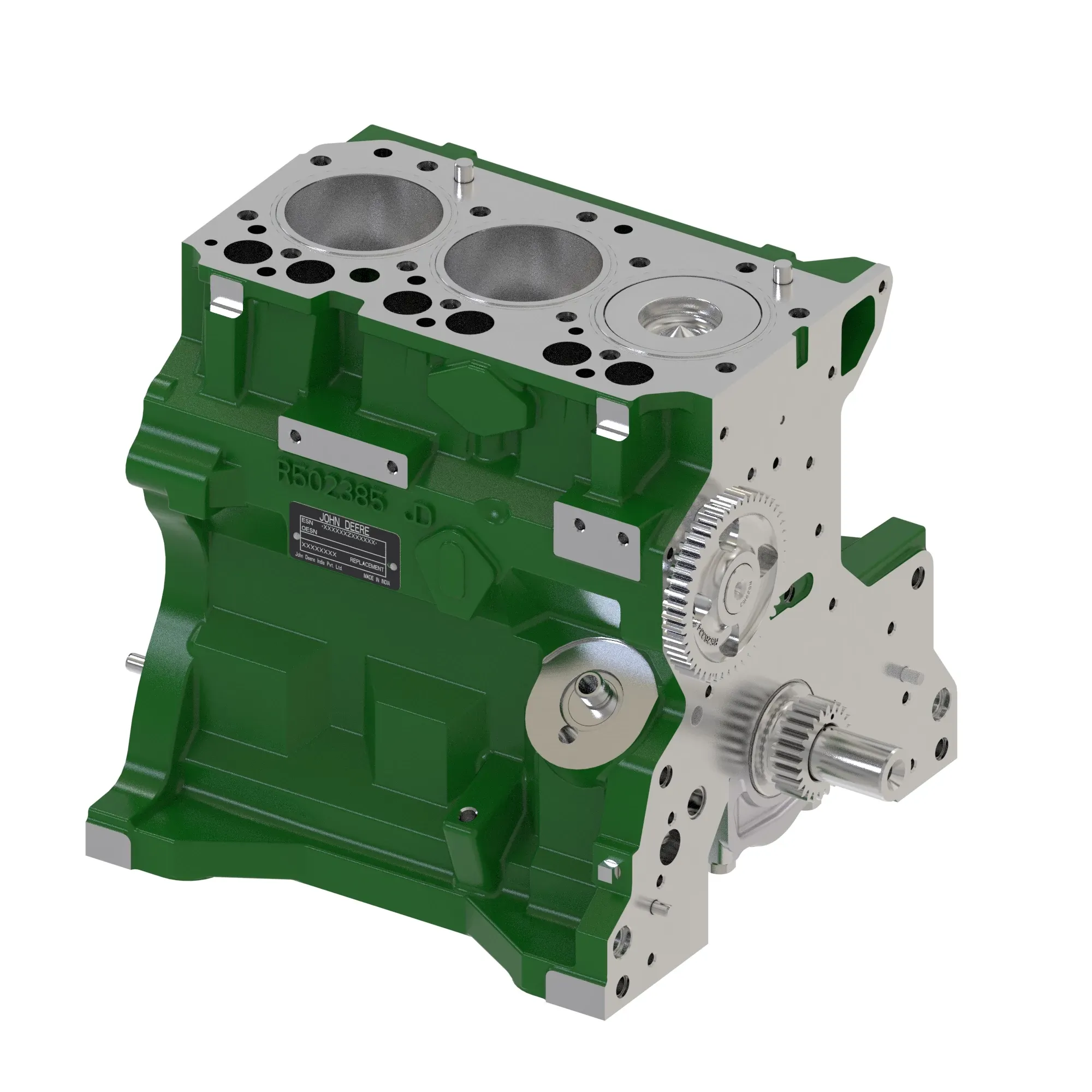John Deere Short Block Assembly, >50 Hp - RE544677