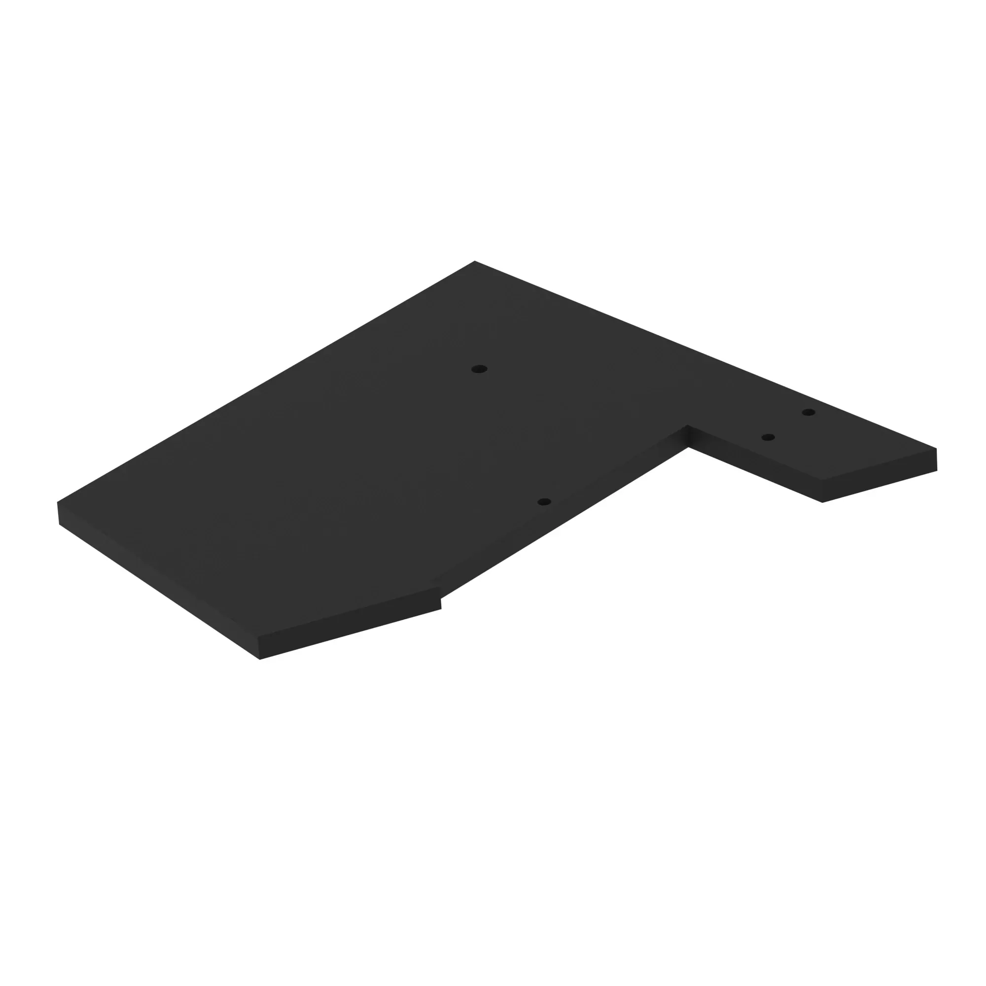 BARRIER, RH BELOW WINDOW