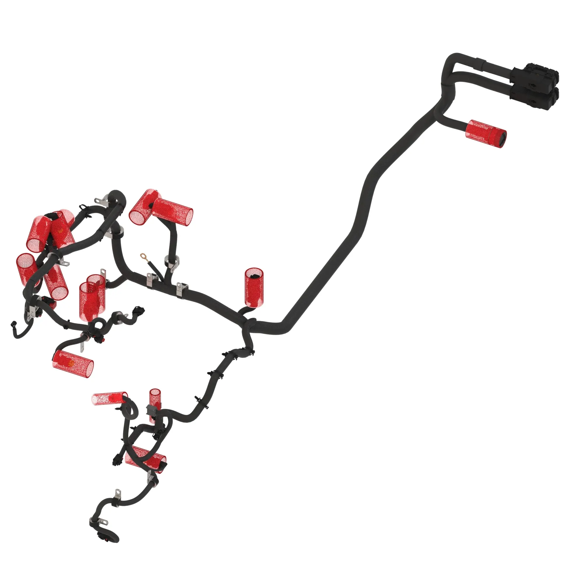 John Deere Fire Plow Engine Wiring Harness - AT469536