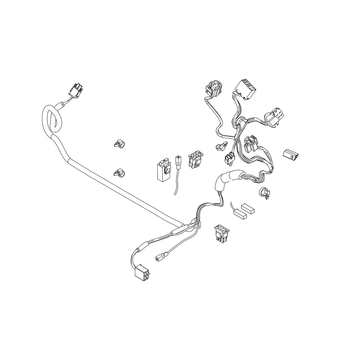 Harness, Front Wiring, Epto