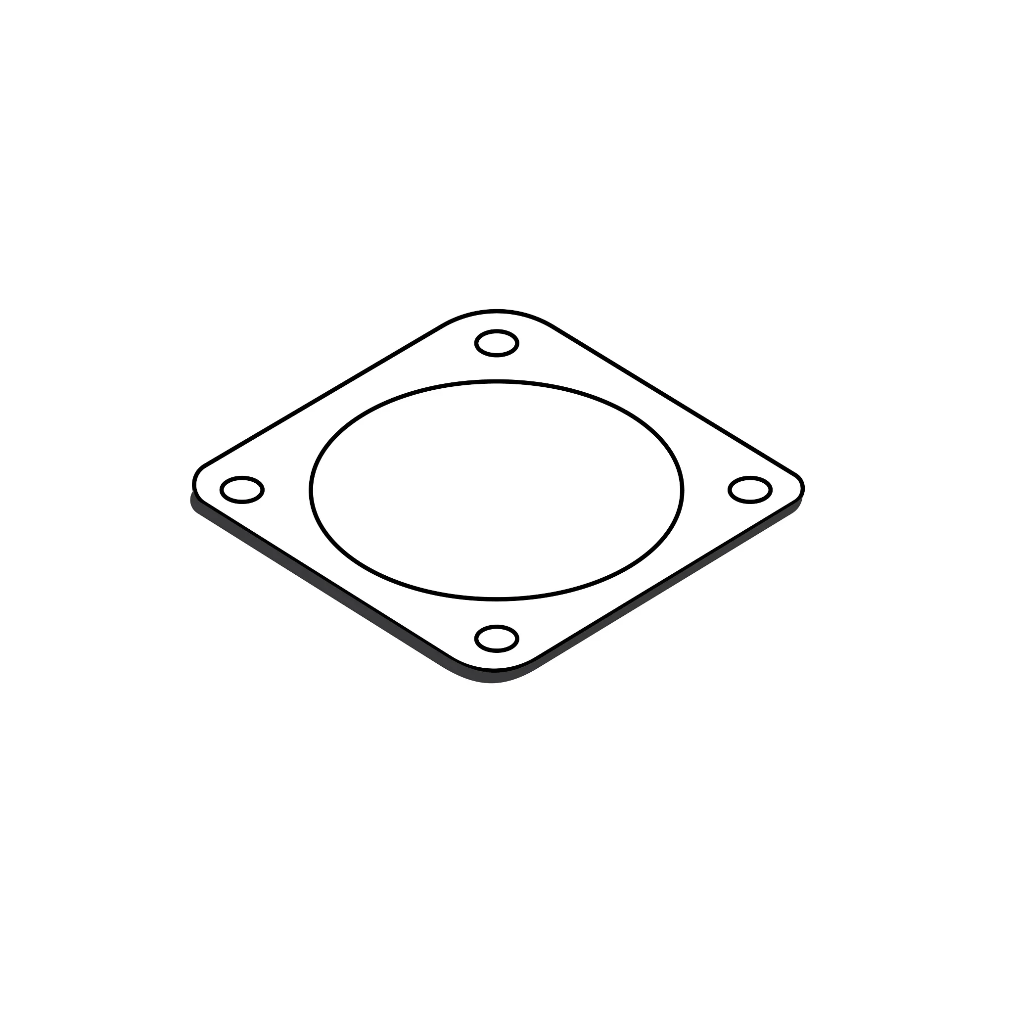 John Deere Engine Air Intake Throttle Gasket - MIU802115