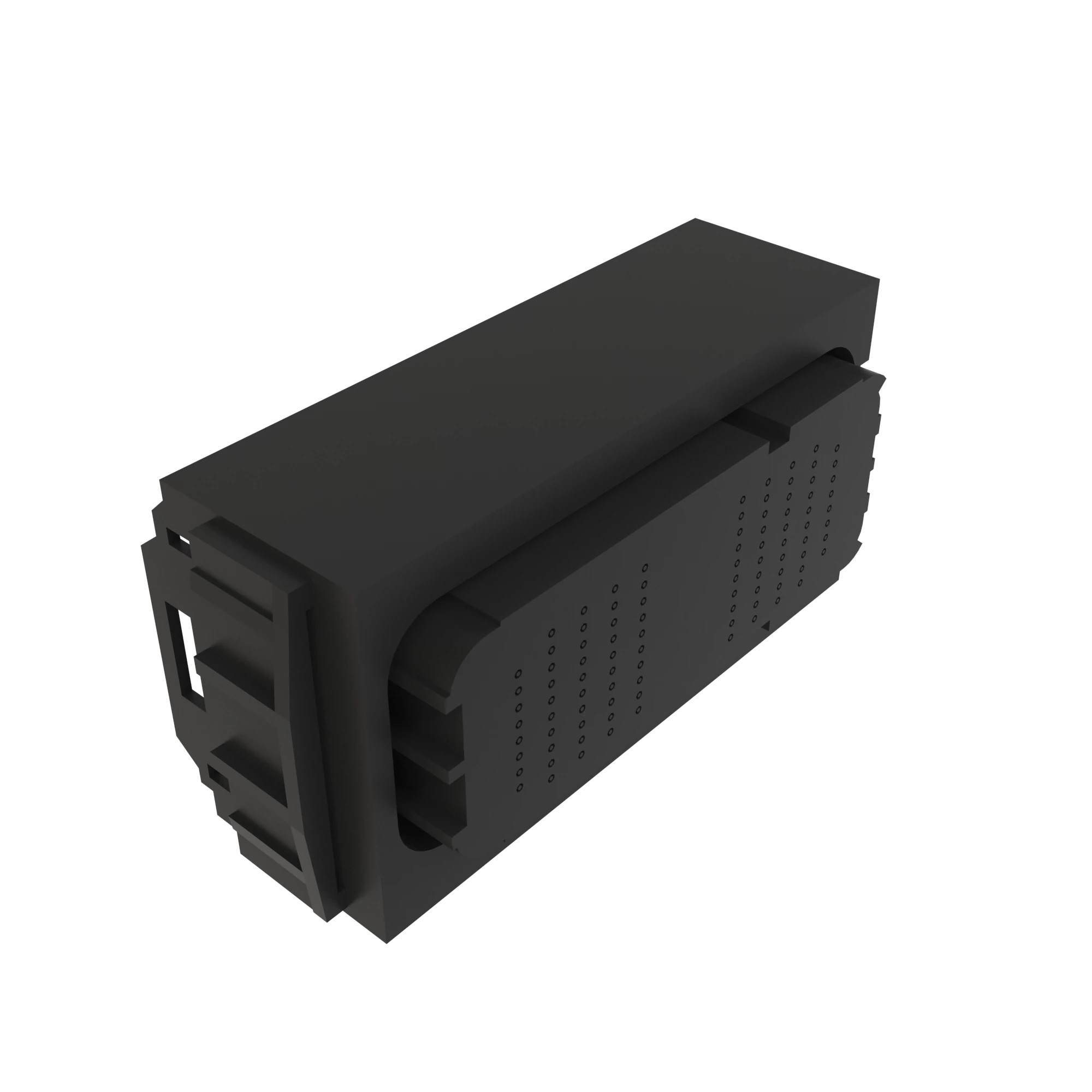 CONN DELPHI 96W FS BLK PLSTC