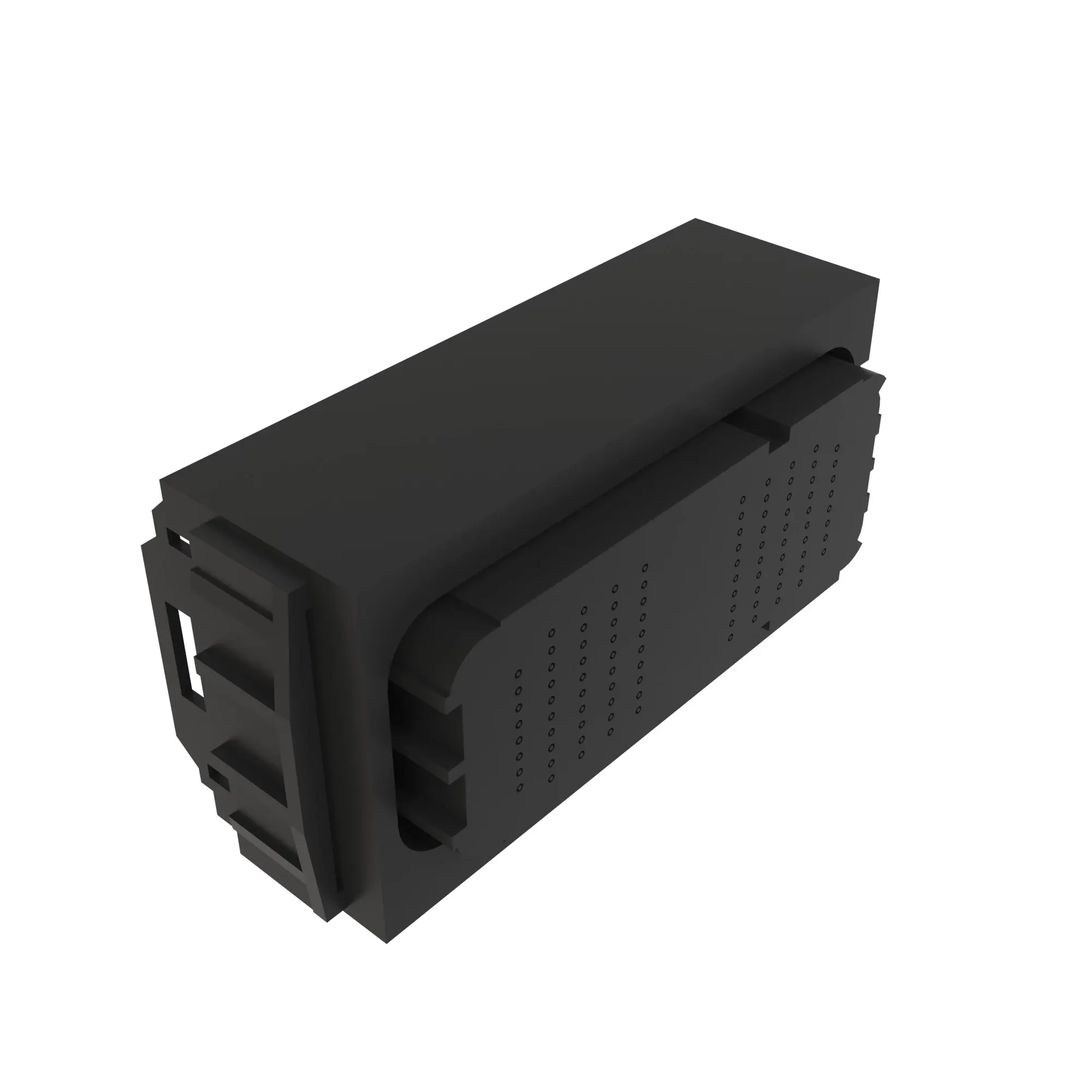 CONN DELPHI 96W FS BLK PLSTC