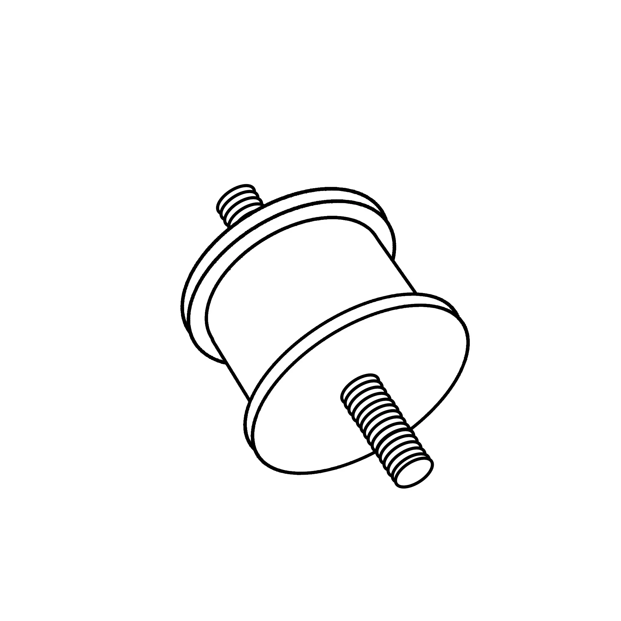 John Deere Engine Rear Isolator - AM100443