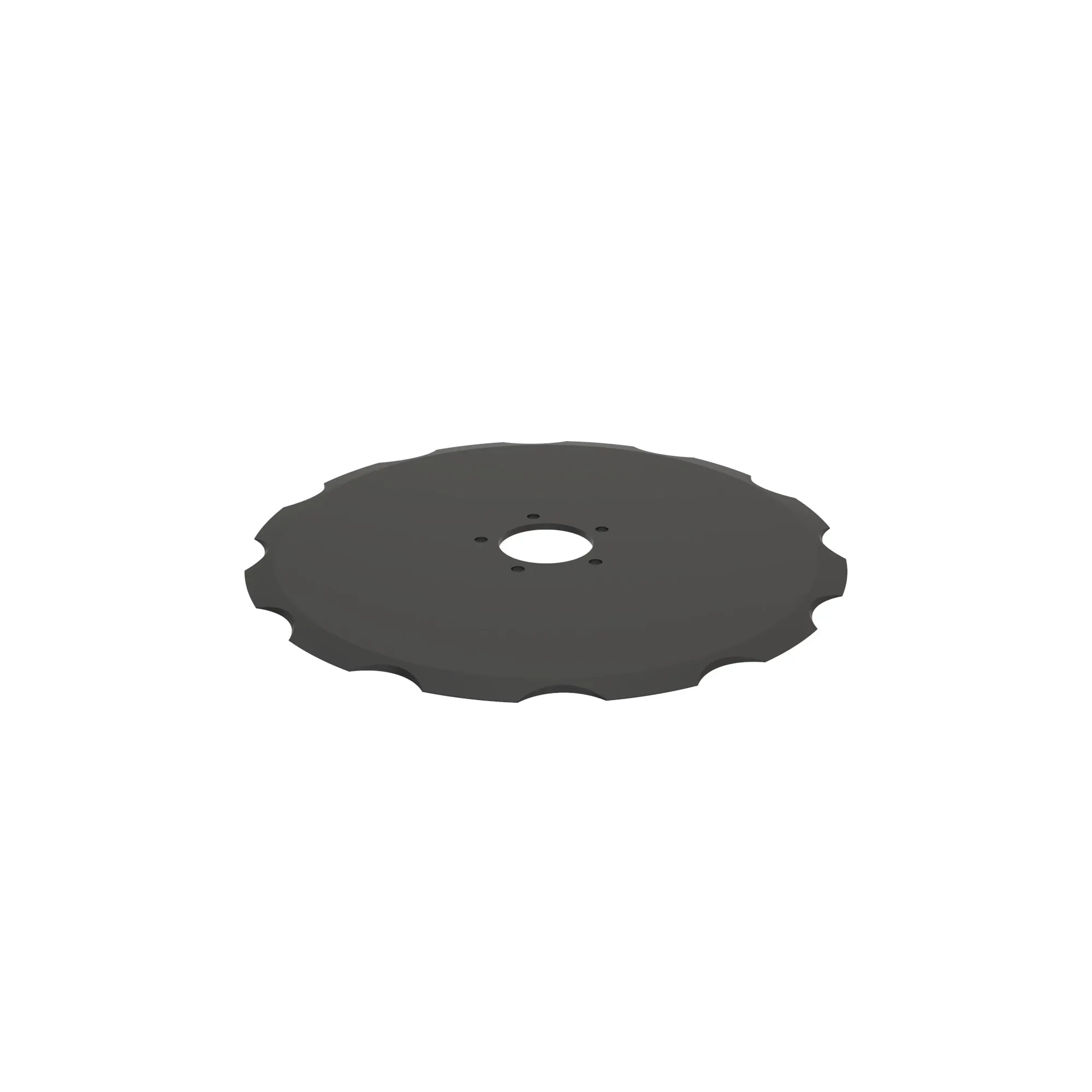 John Deere Notched Fertilizer Disk Opener, 408 mm Diameter - A123932