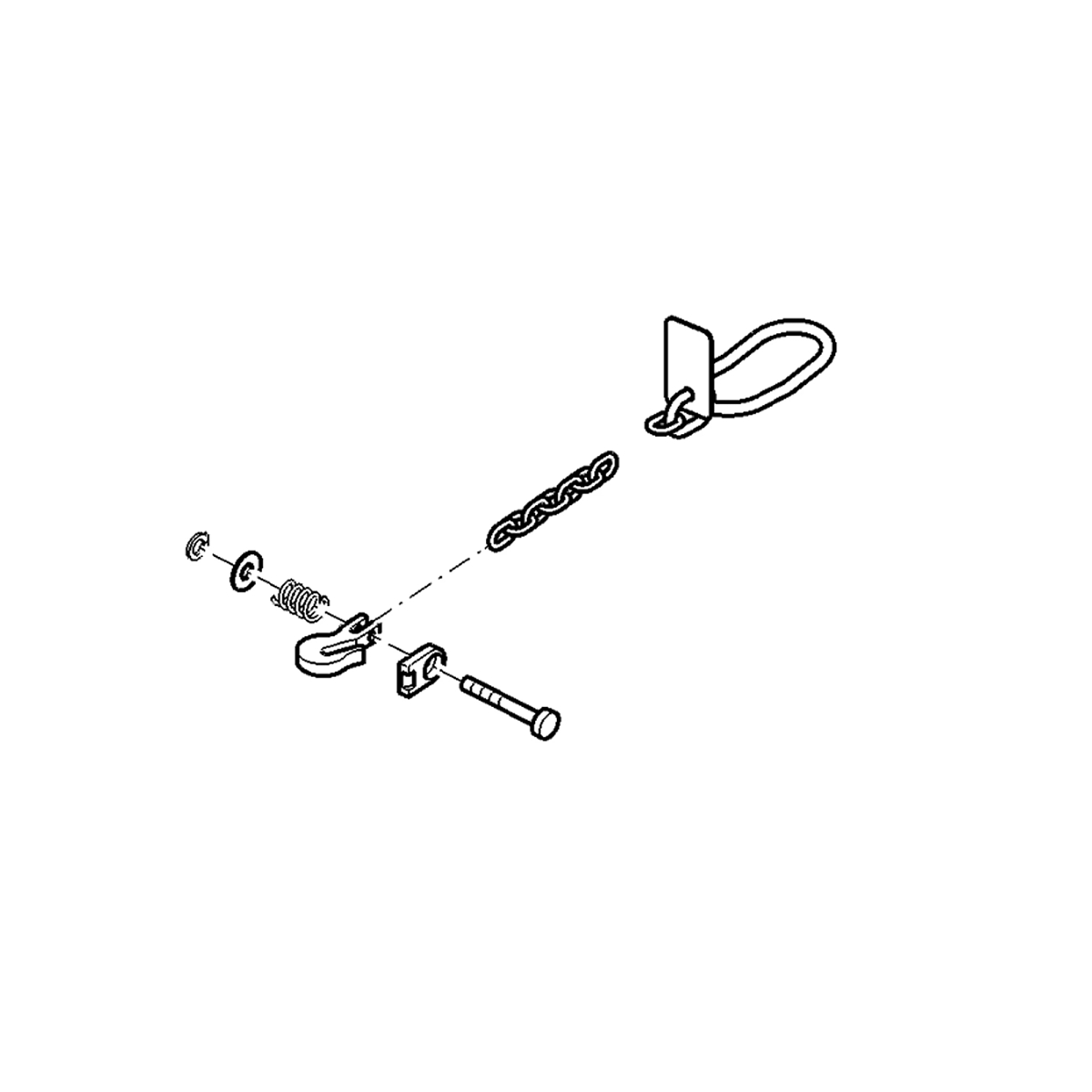 John Deere Safety Chain Attachment for Tower Equipment, 13607.8 kg (30000 lb) - BE32582