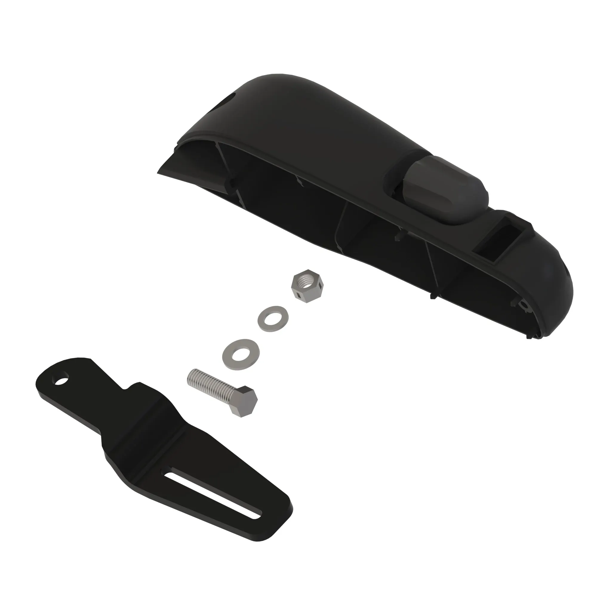 John Deere Tilt-up Leather Armrest Kit, Left Side - RE596401