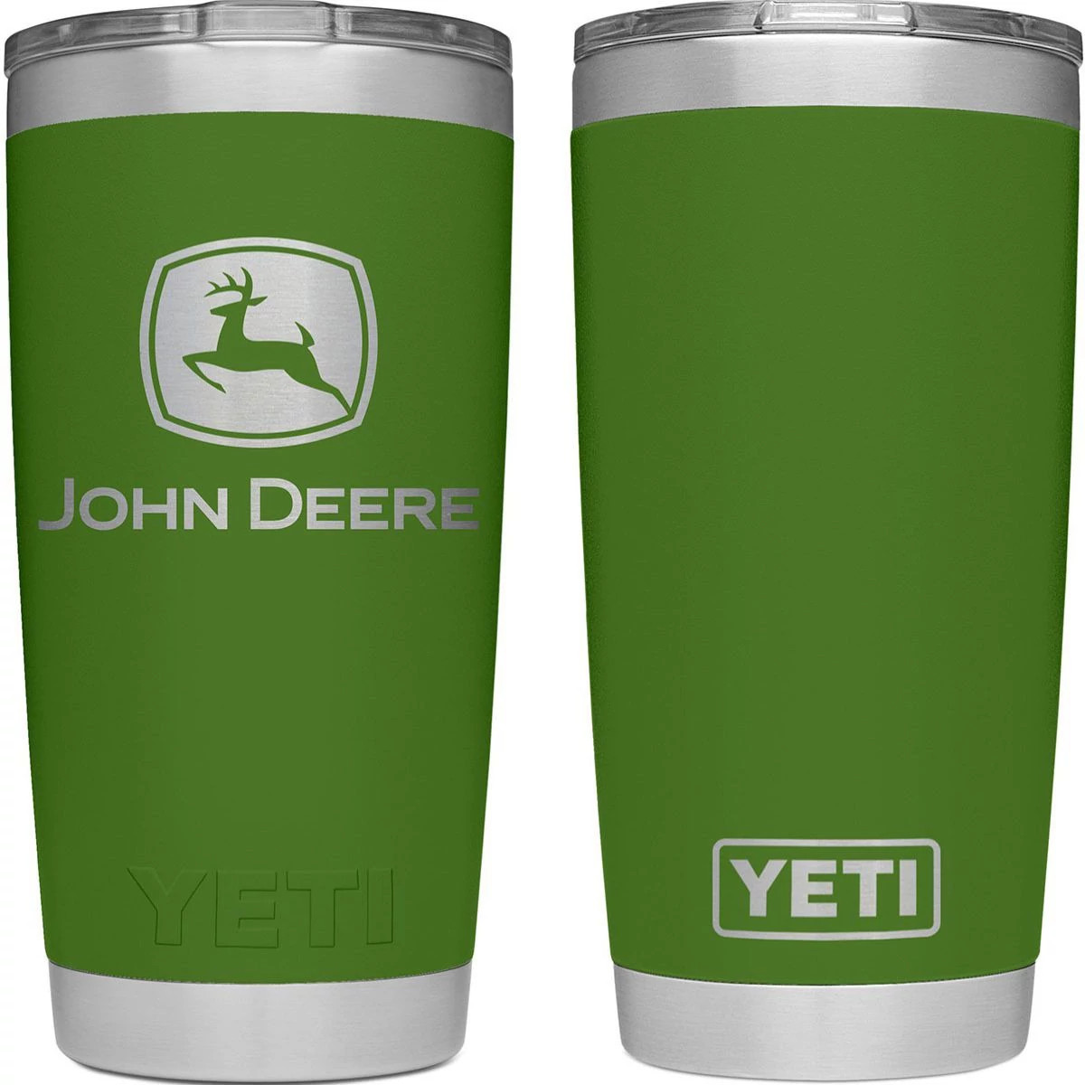 "YETI® 20 oz John Deere Green Rambler "