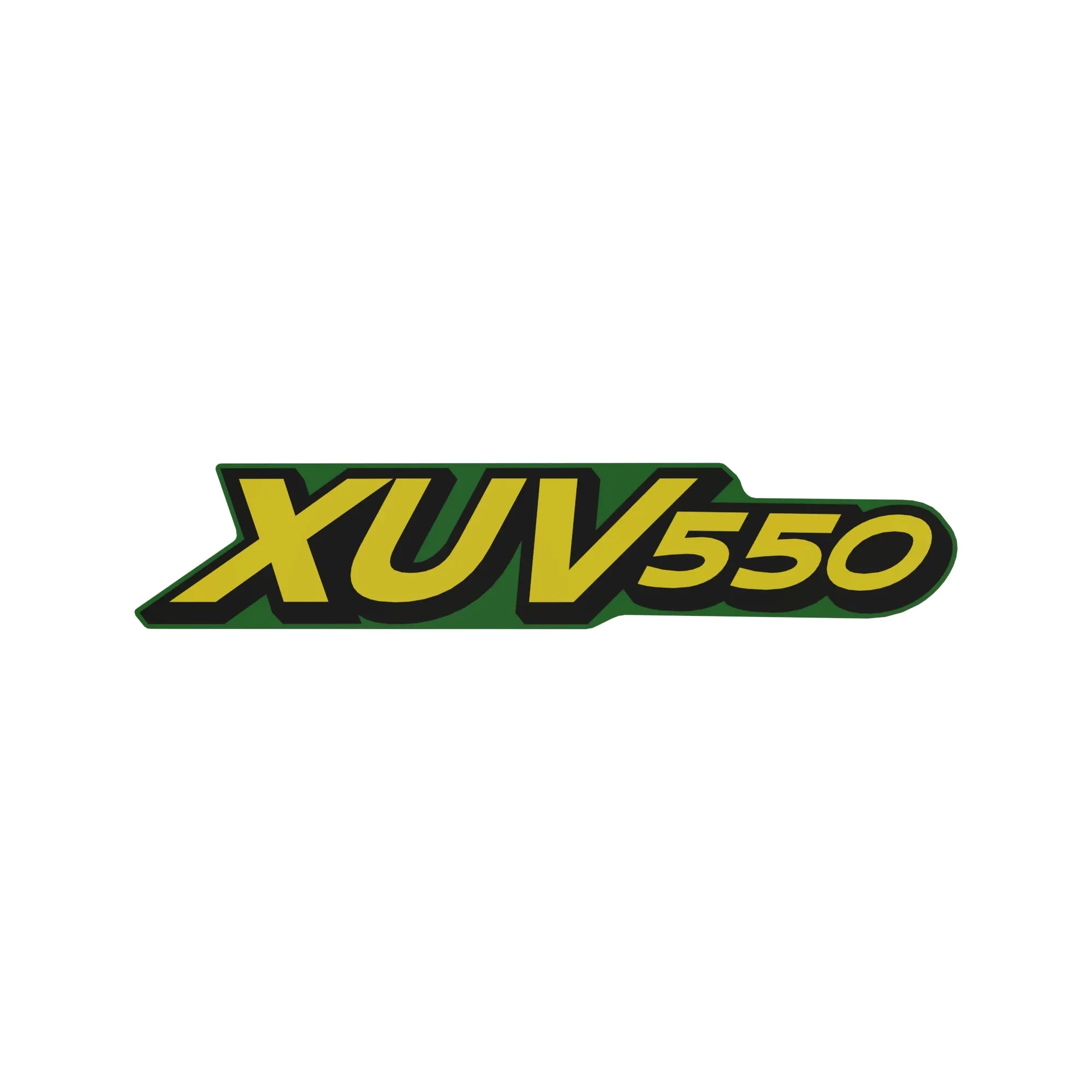 LABEL,MODEL XUV550 HOOD-GREEN