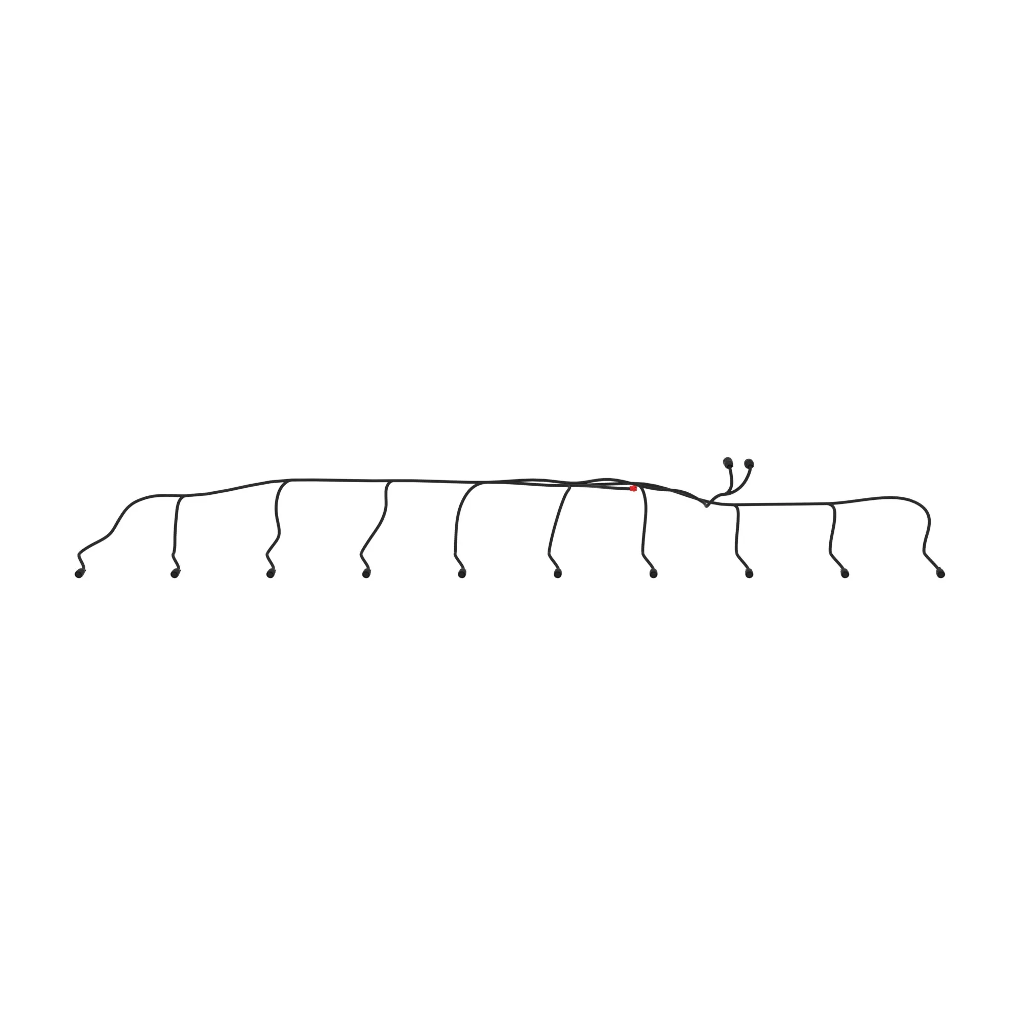 John Deere Center Backbone Wiring Harness - AA83862