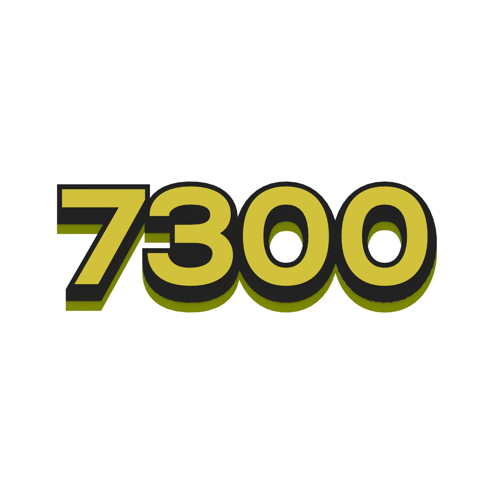 John Deere 7300 Label - Z101161