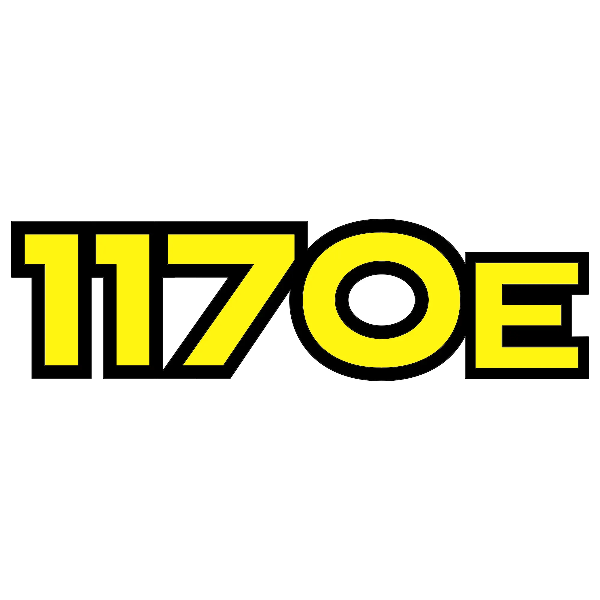John Deere 1170E Model Label - F651982