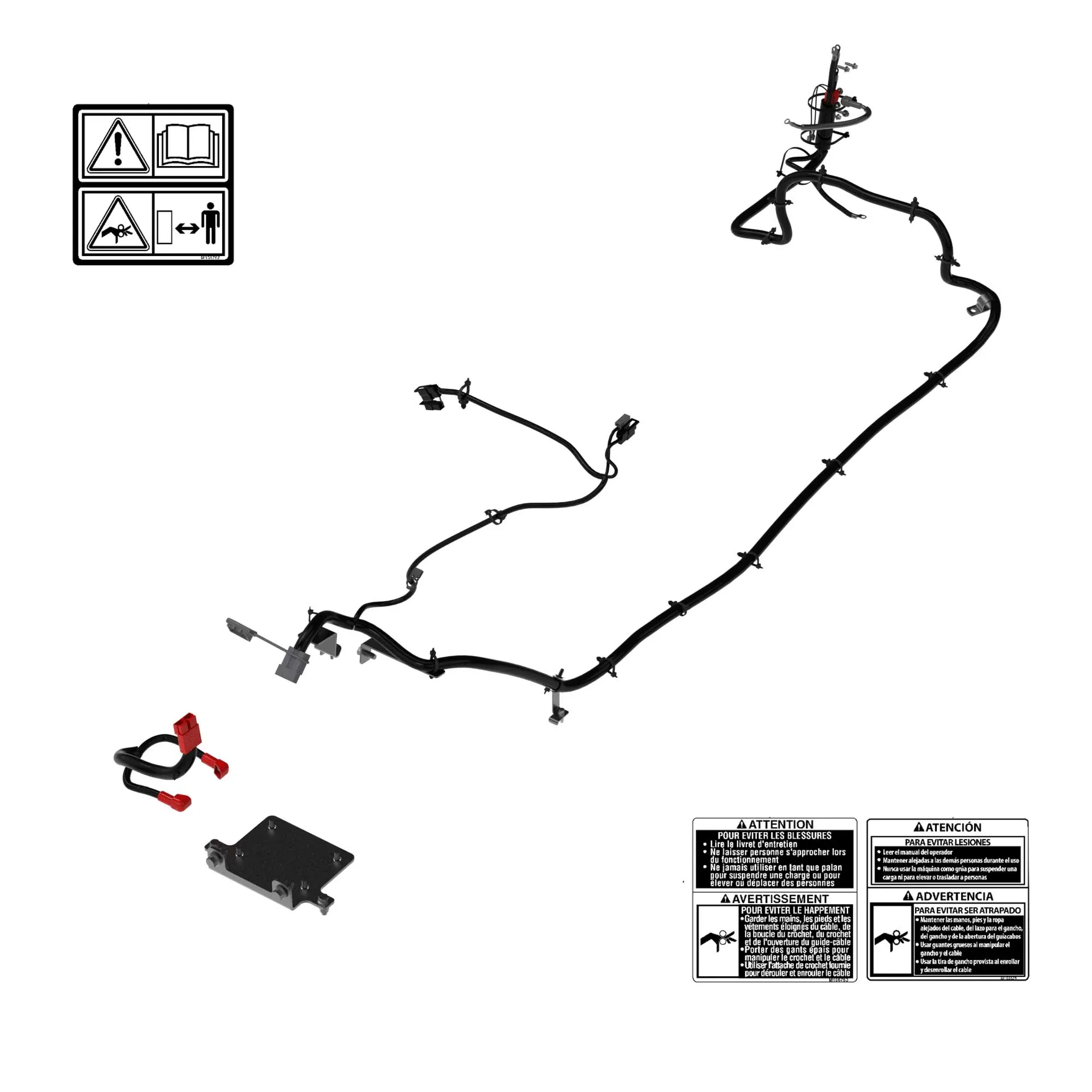 John Deere Bumper Mount Winch Kit, 3500 lb. - BUC10701