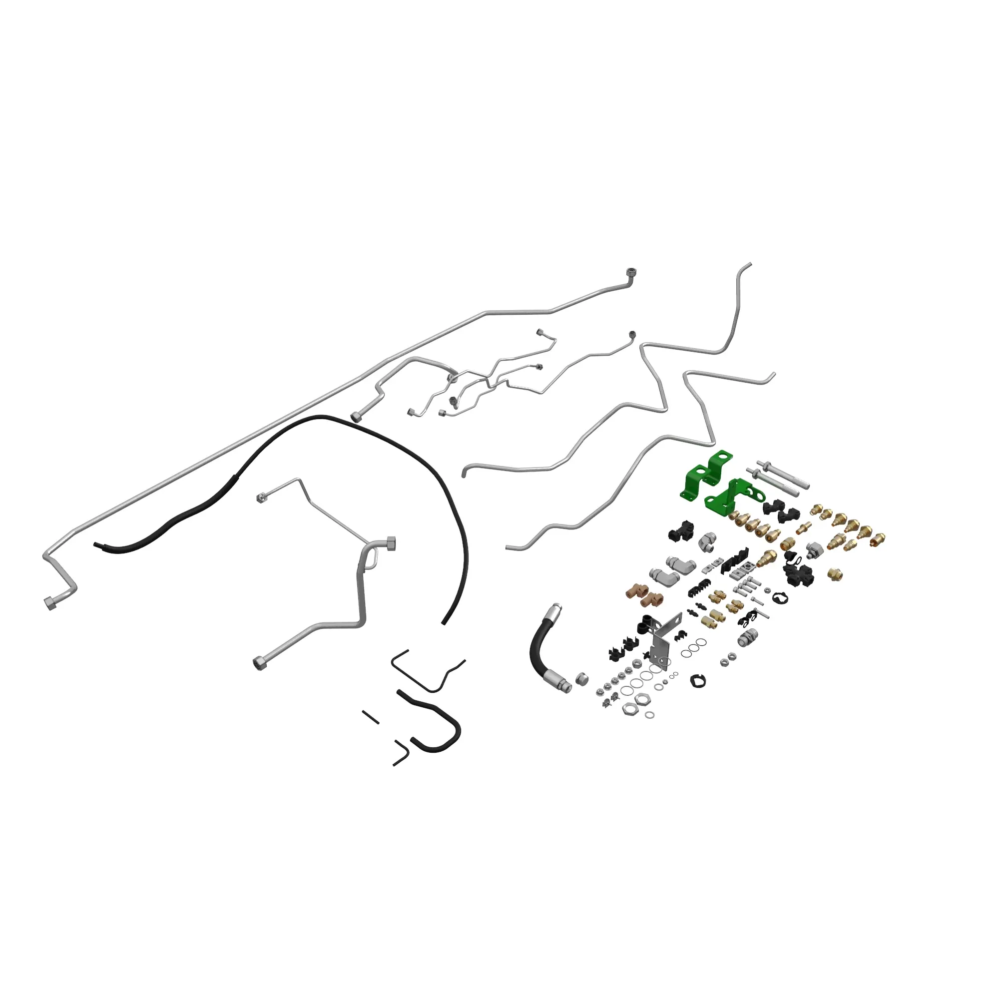 BL16621; Brake Line; Brake Line for Supply and Bleeding plus Bracket; MHM1894; 8751