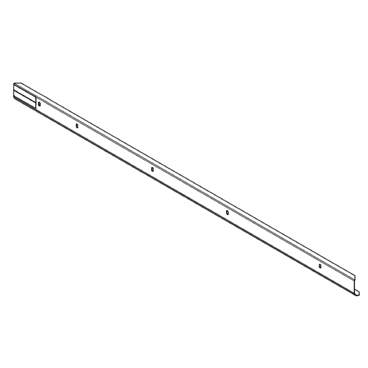 Skid Plate, Channel-Decal Assy, Ski